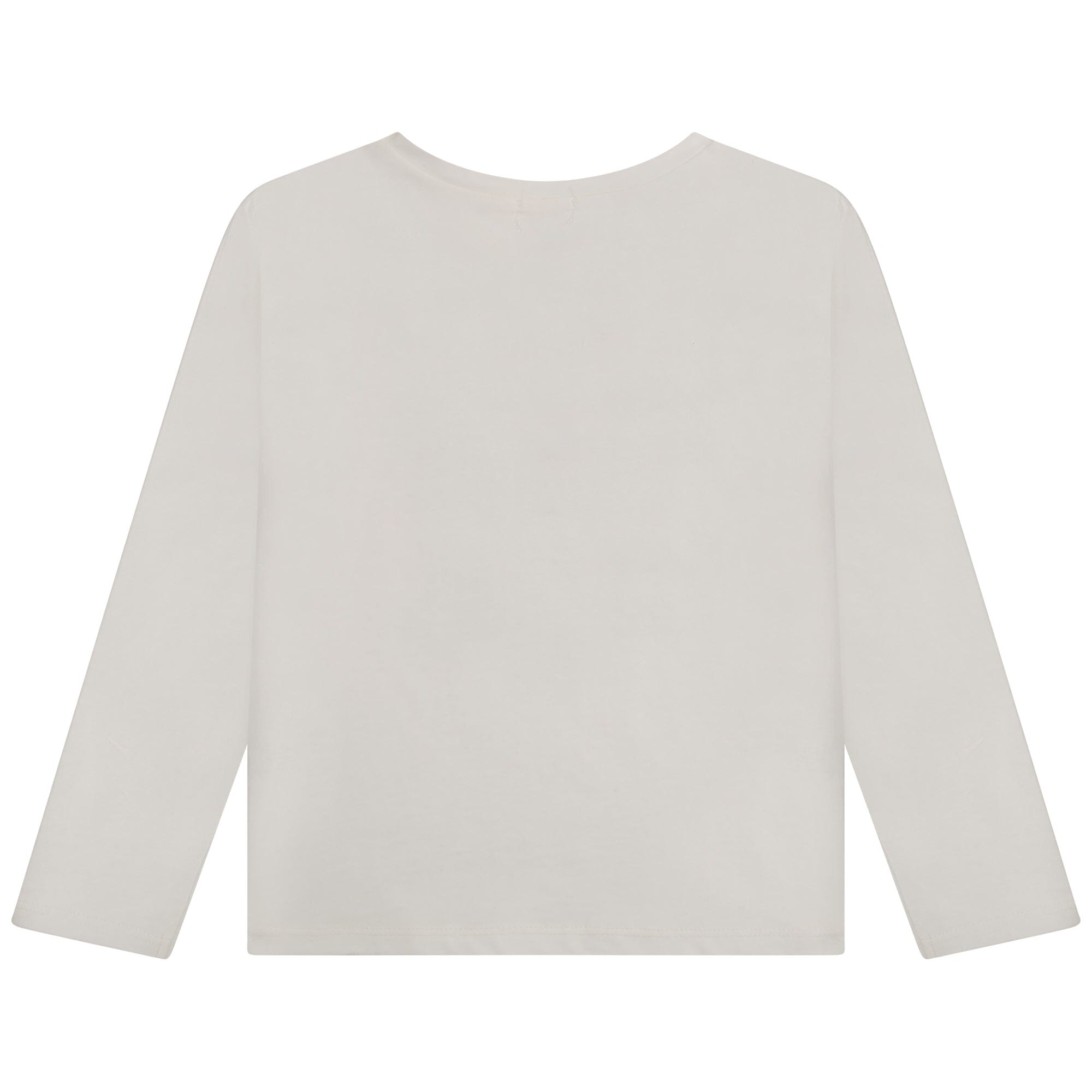 Billieblush Longsleeve weiß mit bunter, glitzernder Katze und Spruch Langarmshirt Billieblush