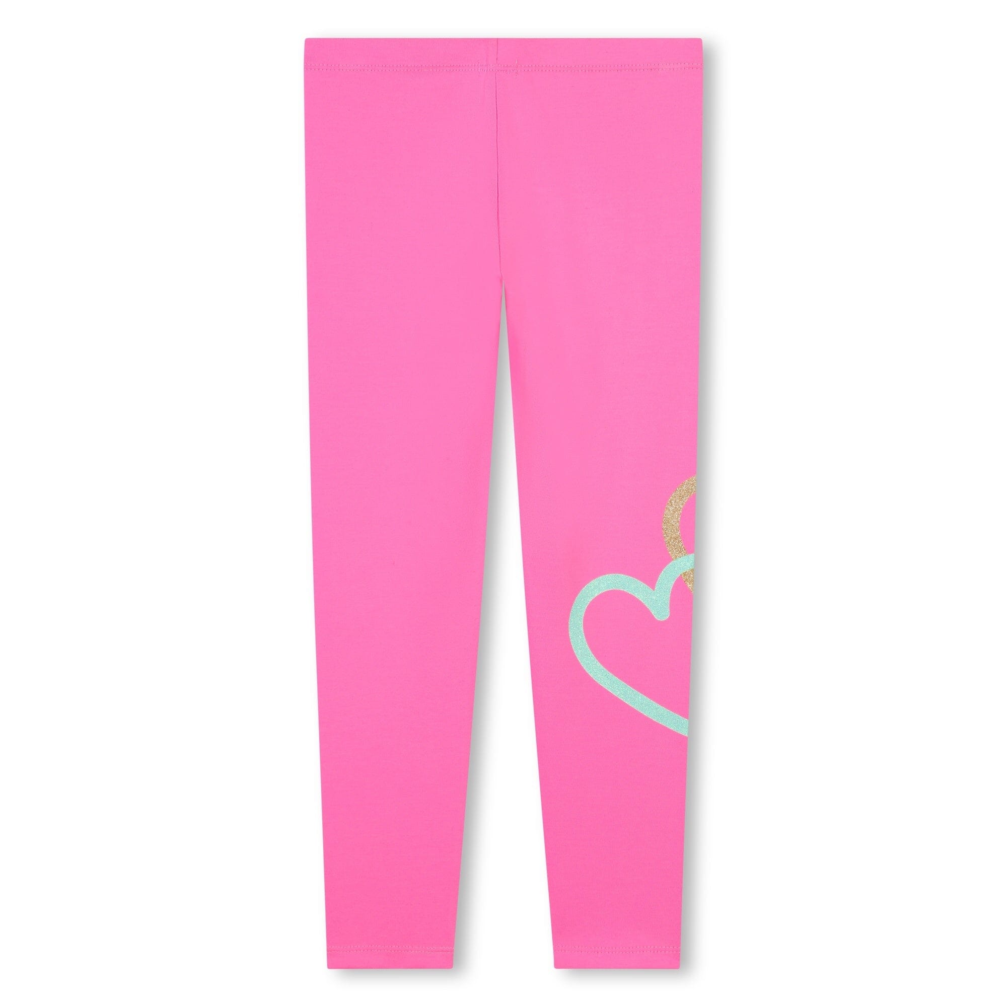 Billieblush Leggings pink mit Herzmotiv am Bein Leggings Billieblush