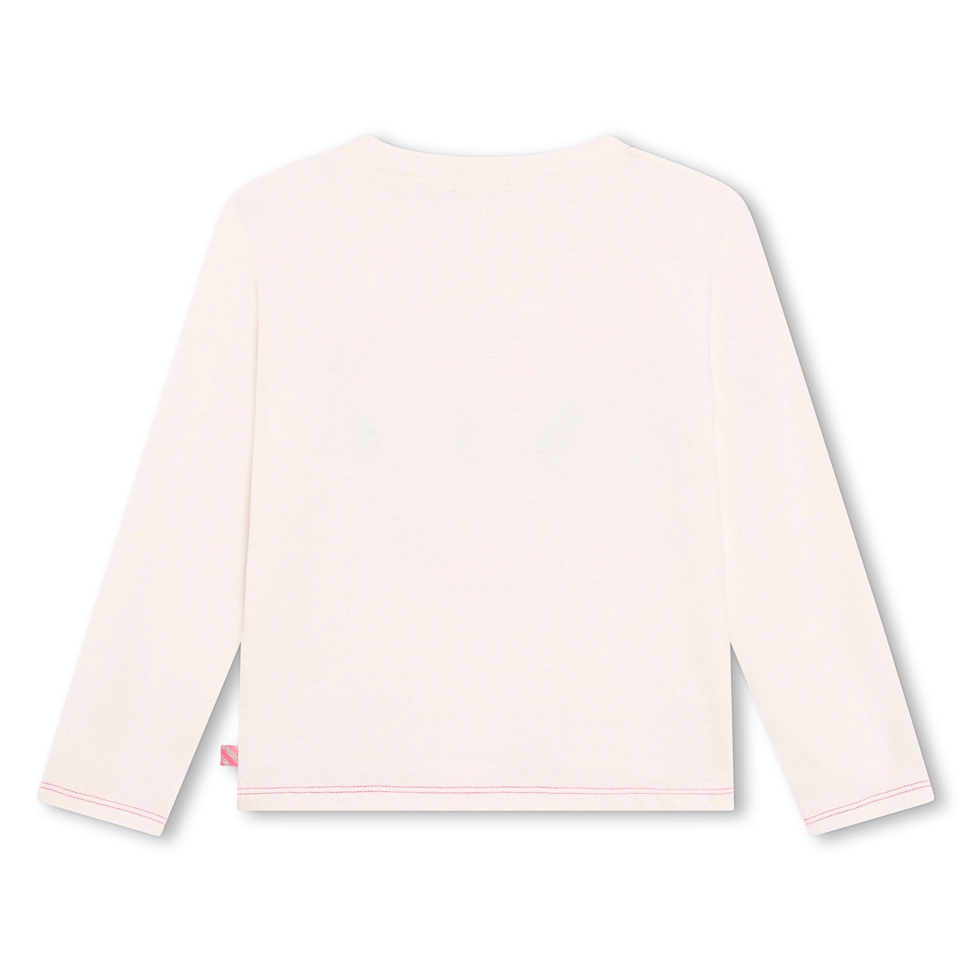 Billieblush Baumwoll-t-shirt mit pinken Tiger-Motiv und Pailletten Langarmshirt Billieblush