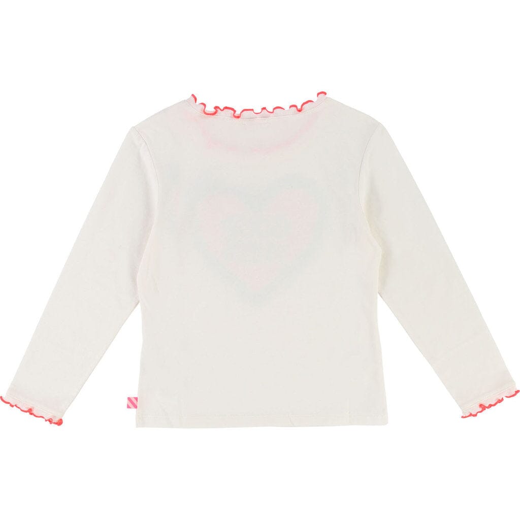 Billieblush Longsleeve Good Vibes offwhite Langarmshirt Billieblush