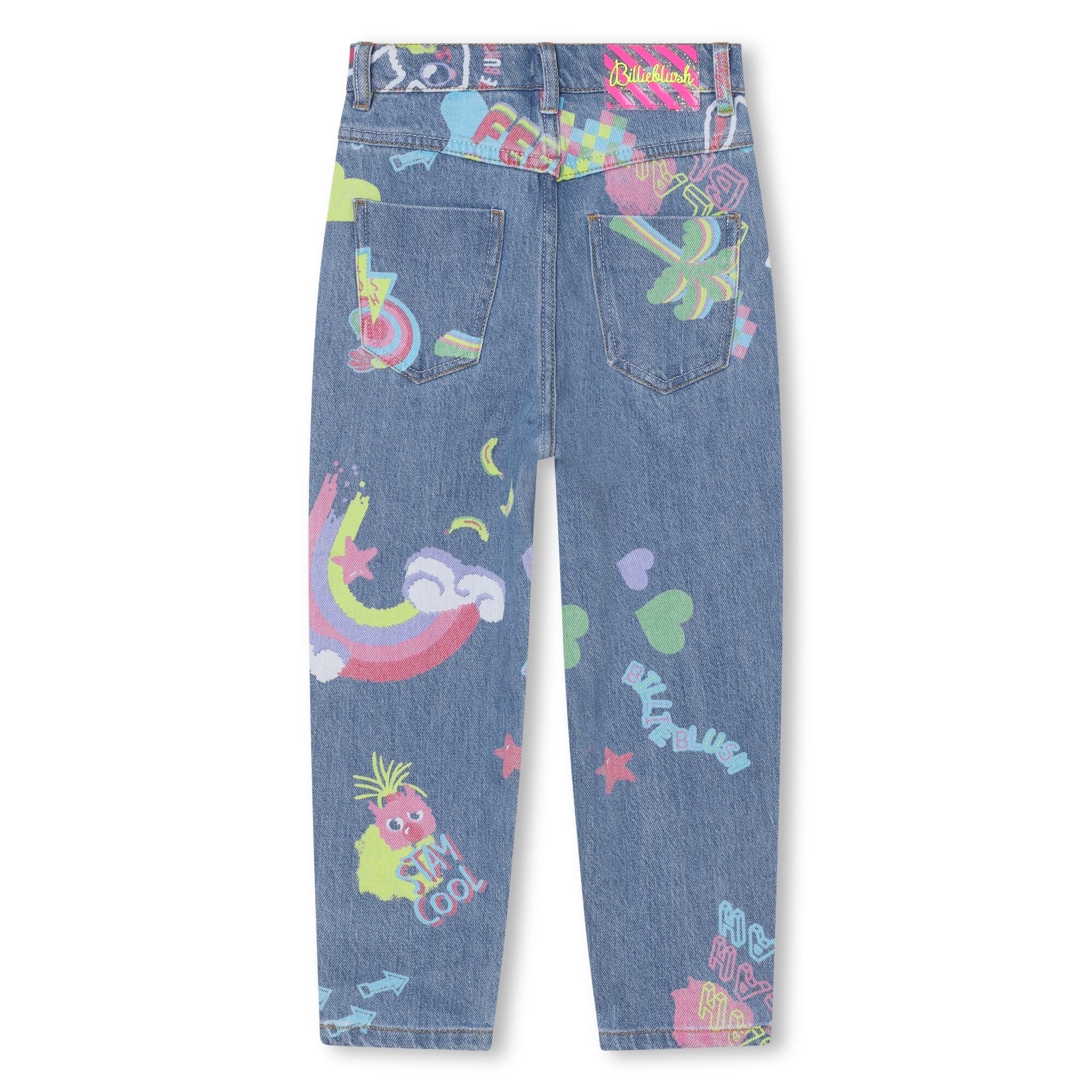 Billieblush Jeans mit aufgedruckten Motiven und Logo Jeans Billieblush