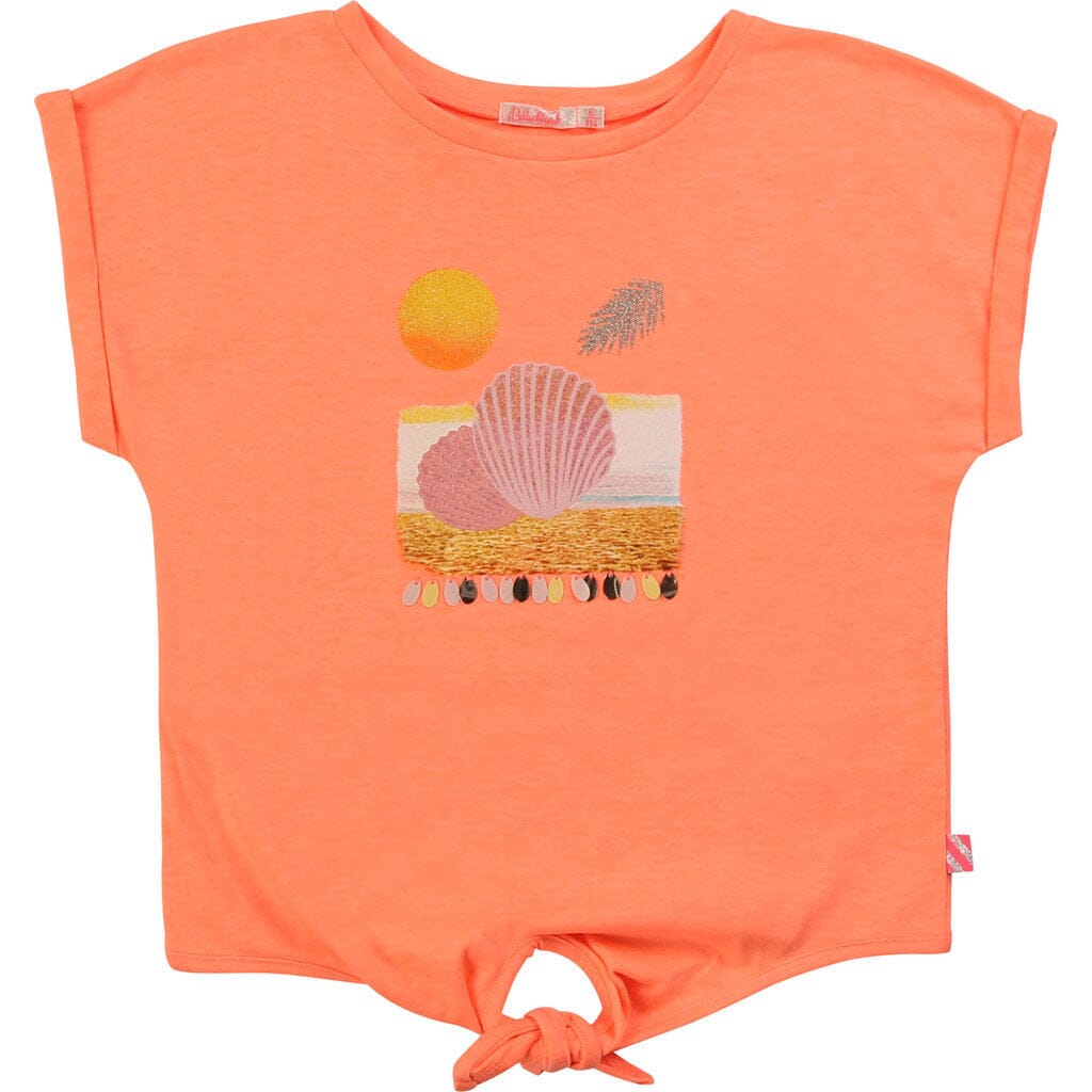 Billieblush T-Shirt Muscheln peach T-Shirt Billieblush
