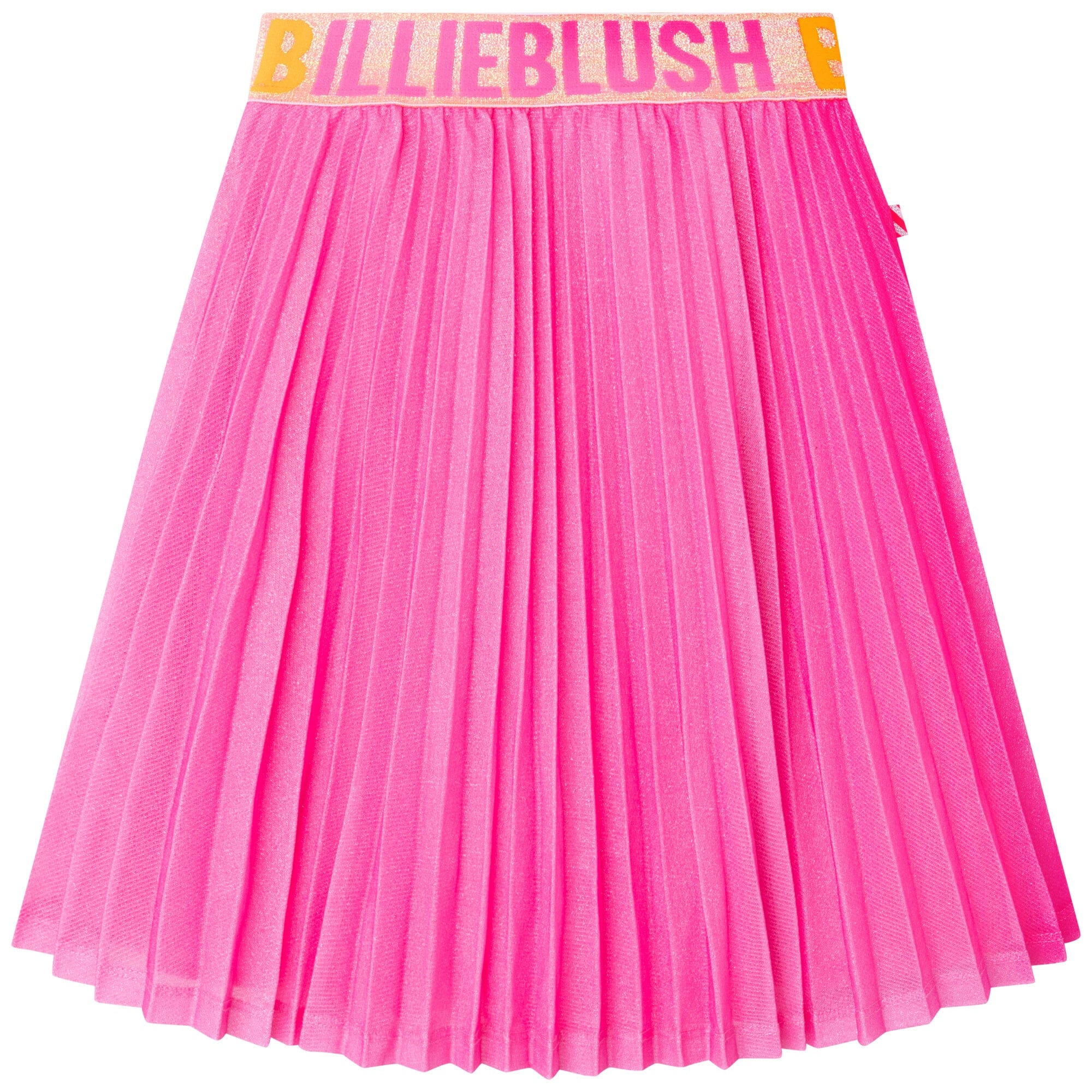 Billieblush rosa Faltenrock mit Glitzer und Logobund Röcke Billieblush