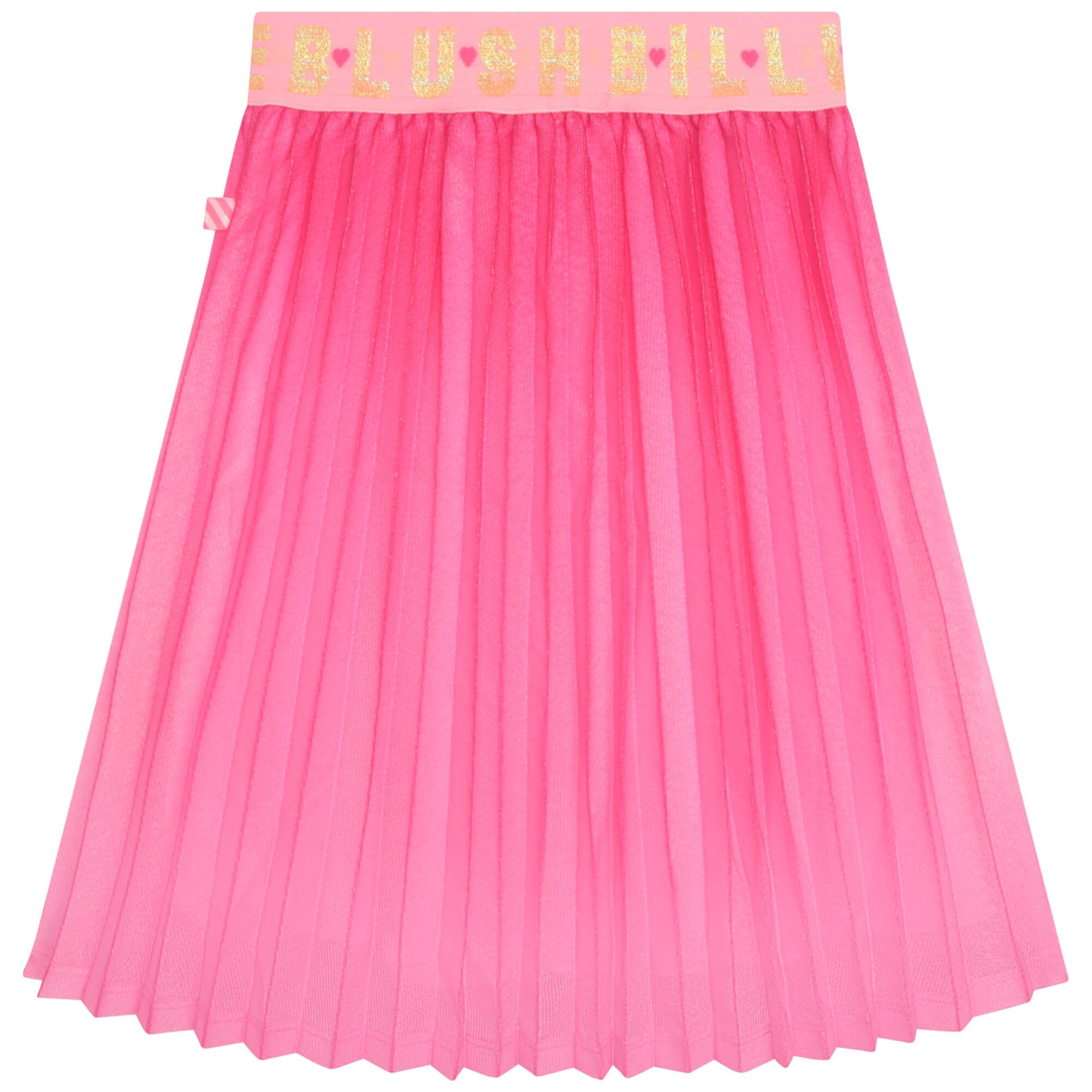 Billieblush schöner Faltenrock pink Glitzer Röcke Billieblush