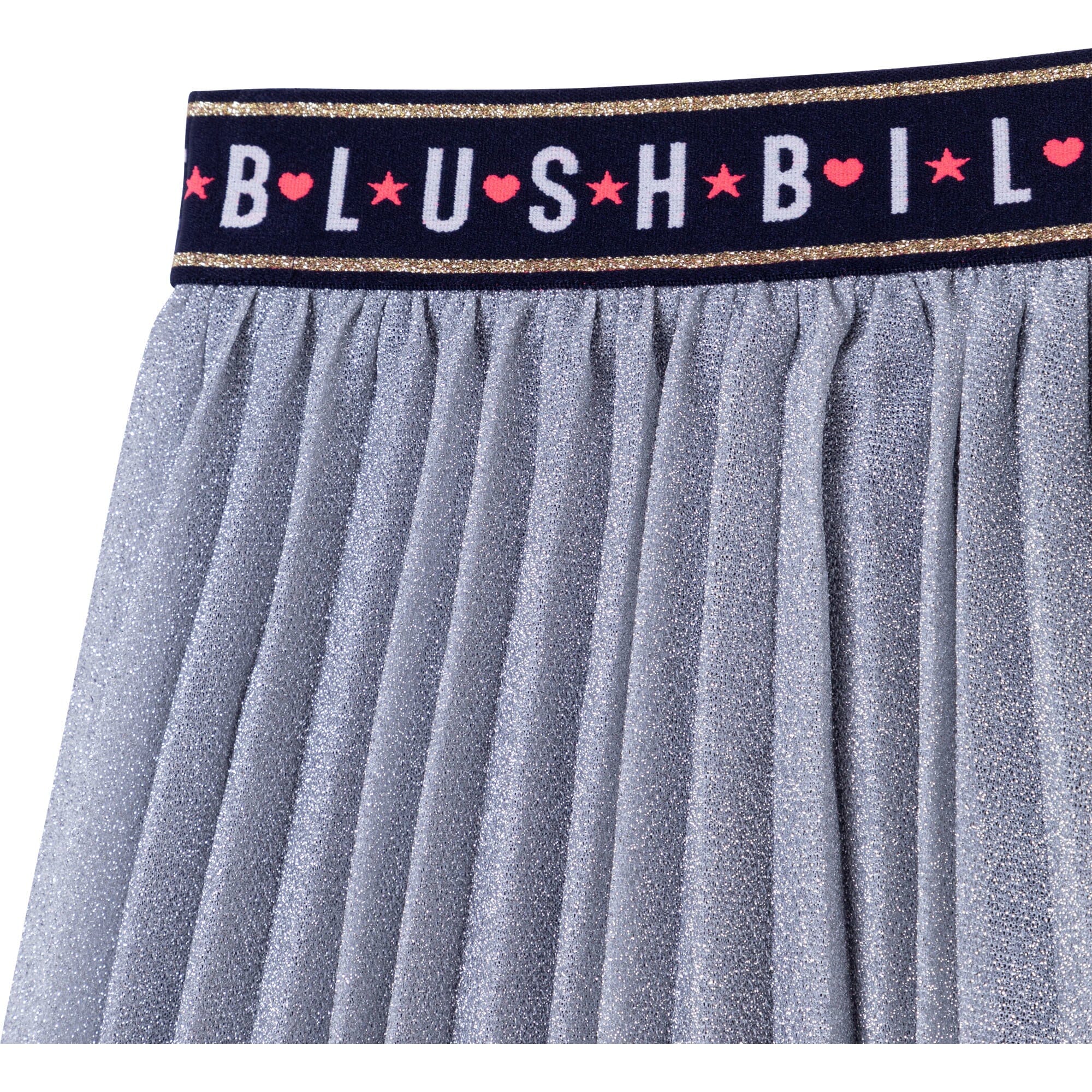 Billieblush Faltenrock silber glitzernd Röcke Billieblush