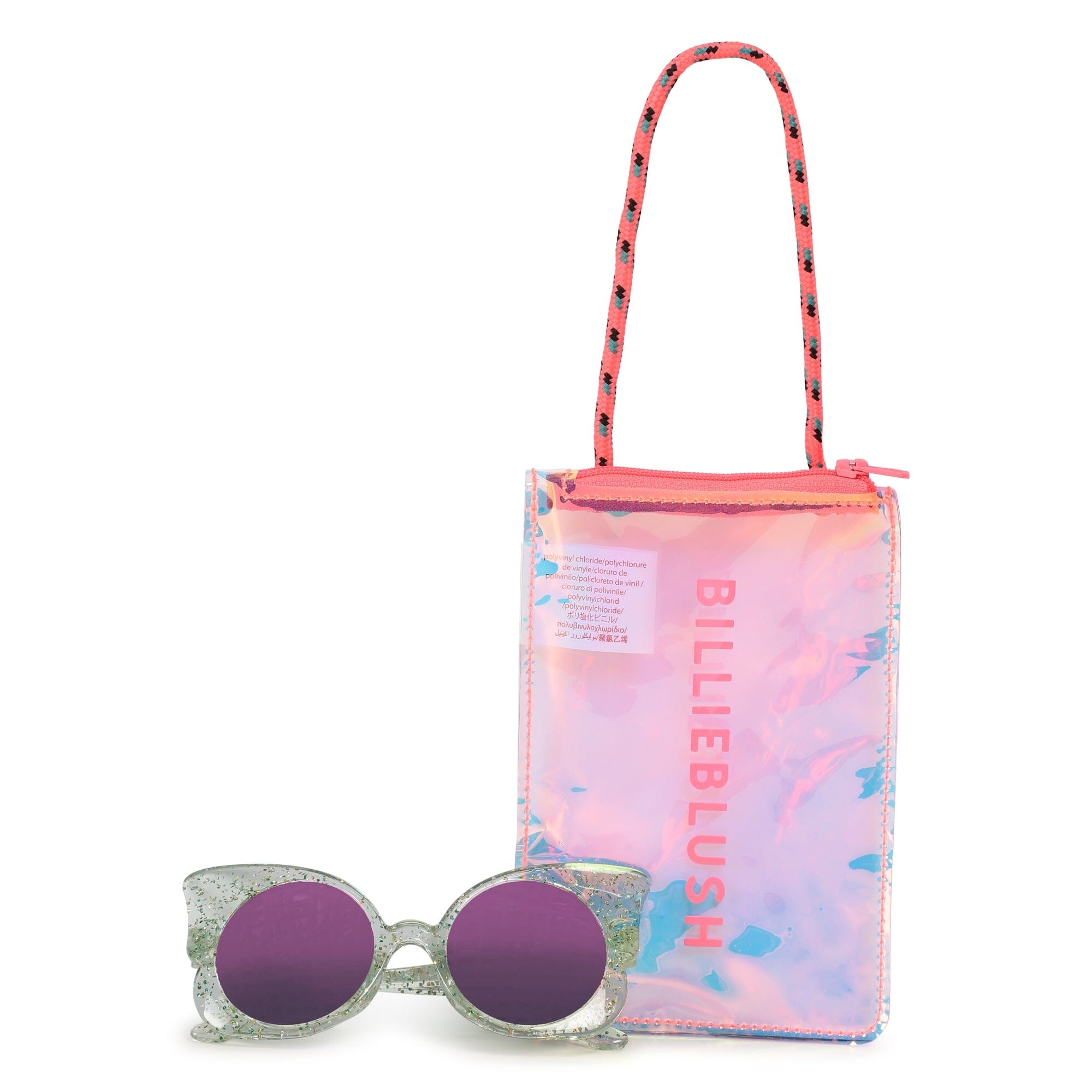 Billieblush Schmetterlings-Sonnenbrille mit Beutel – Mauve Sonnenbrillen Billieblush
