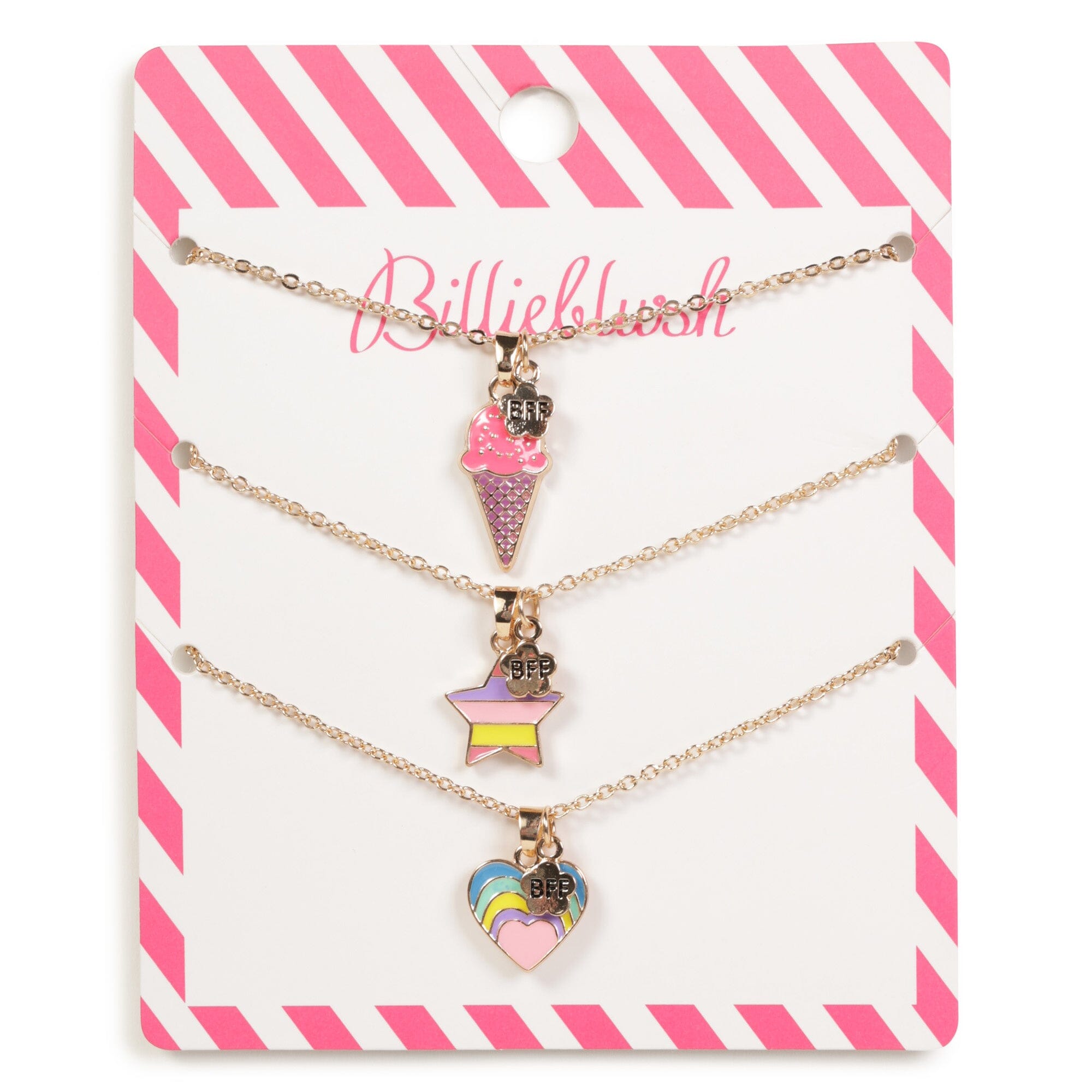 Billieblush 3er Set bunte Freundschafts-Halsketten Kette Billieblush