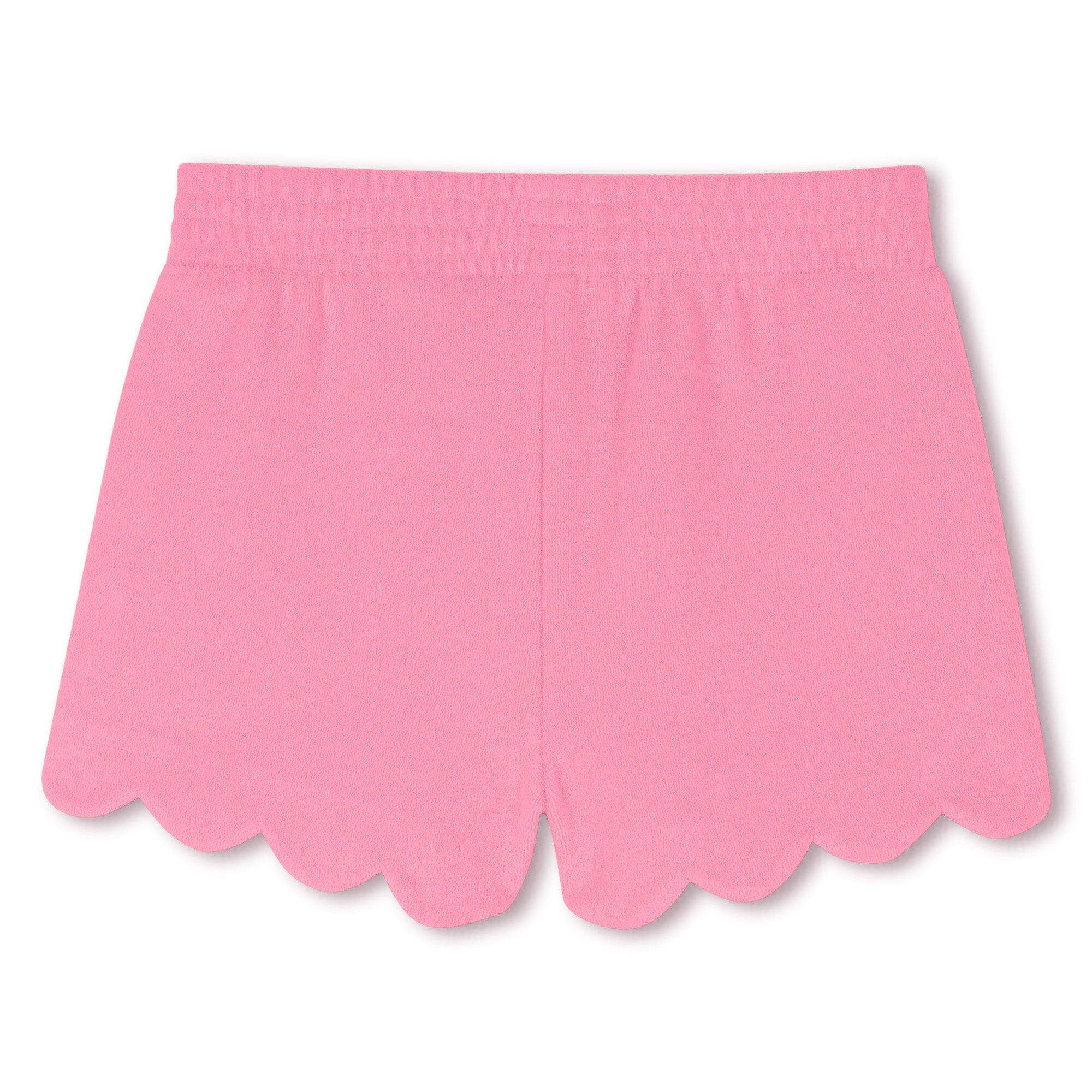 Billieblush rosa Shorts aus Frottee mit türkisen Pailletten an den Hosenbeinen Shorts Billieblush