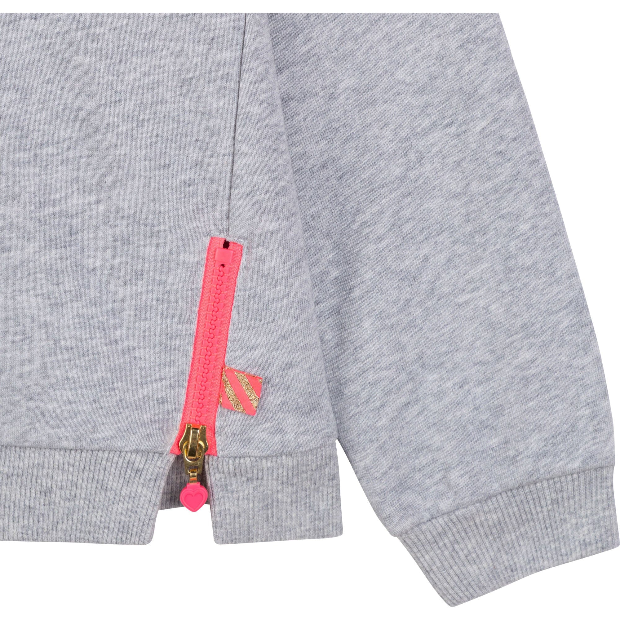 Billieblush Sweatshirt mit Herz und Pailletten in grau Sweatshirt Billieblush