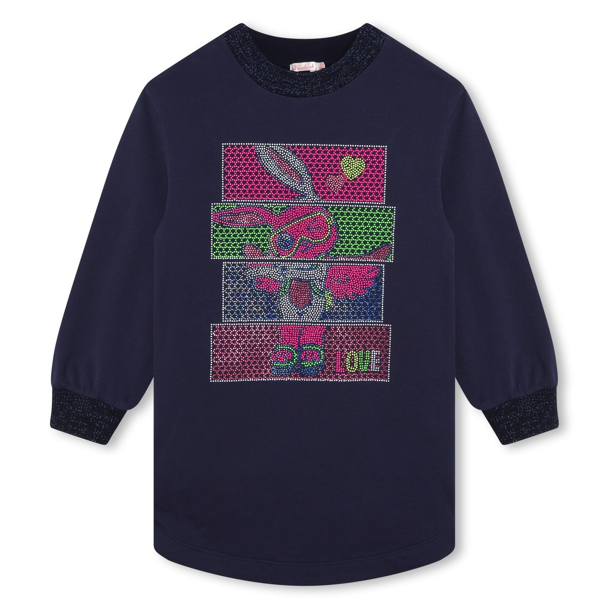 Billieblush Sweat-Kleid mit Strass Kleid Billieblush