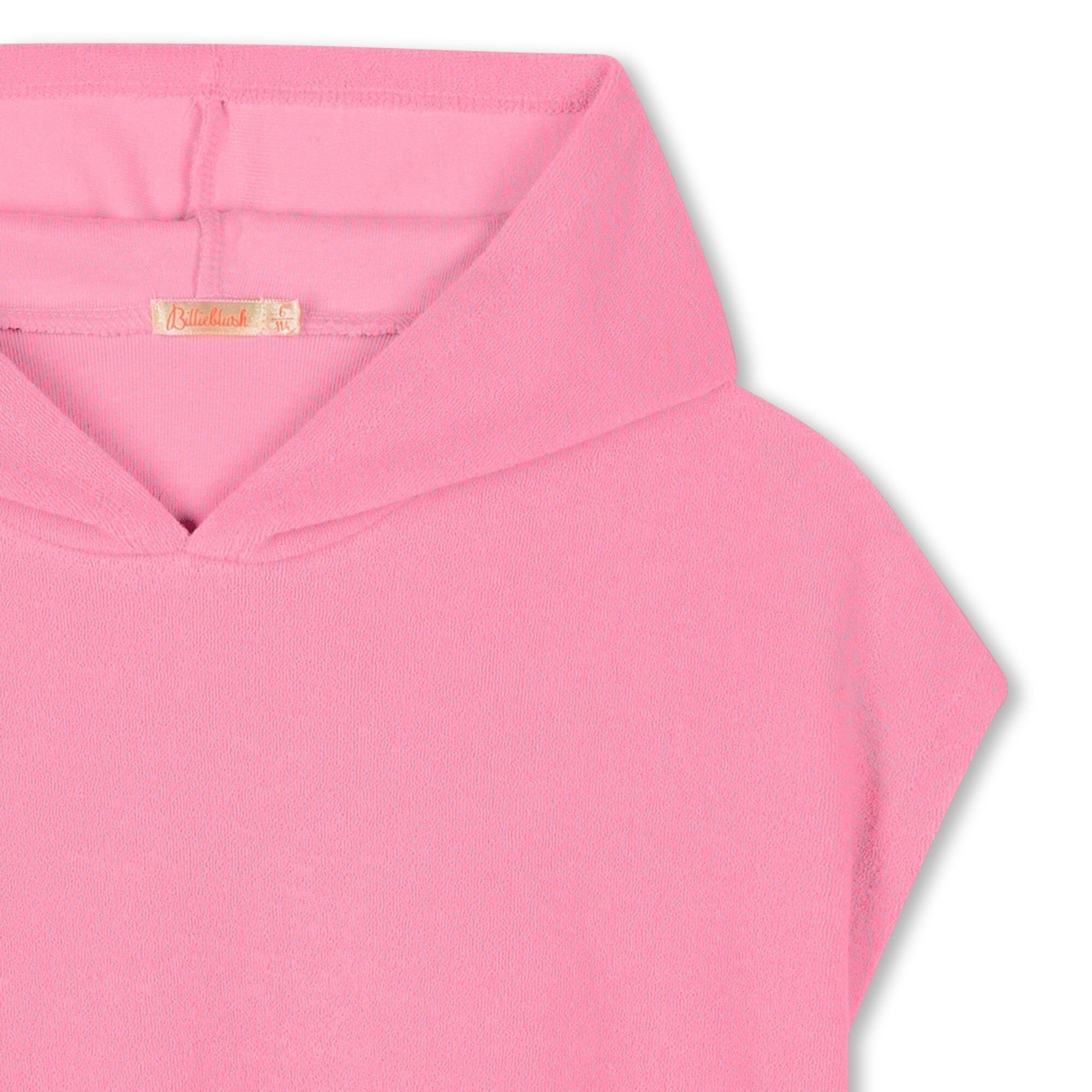Billieblush Frottee-Sweatshirt pink mit türkisen und rosa Pailletten Sweatshirt Billieblush