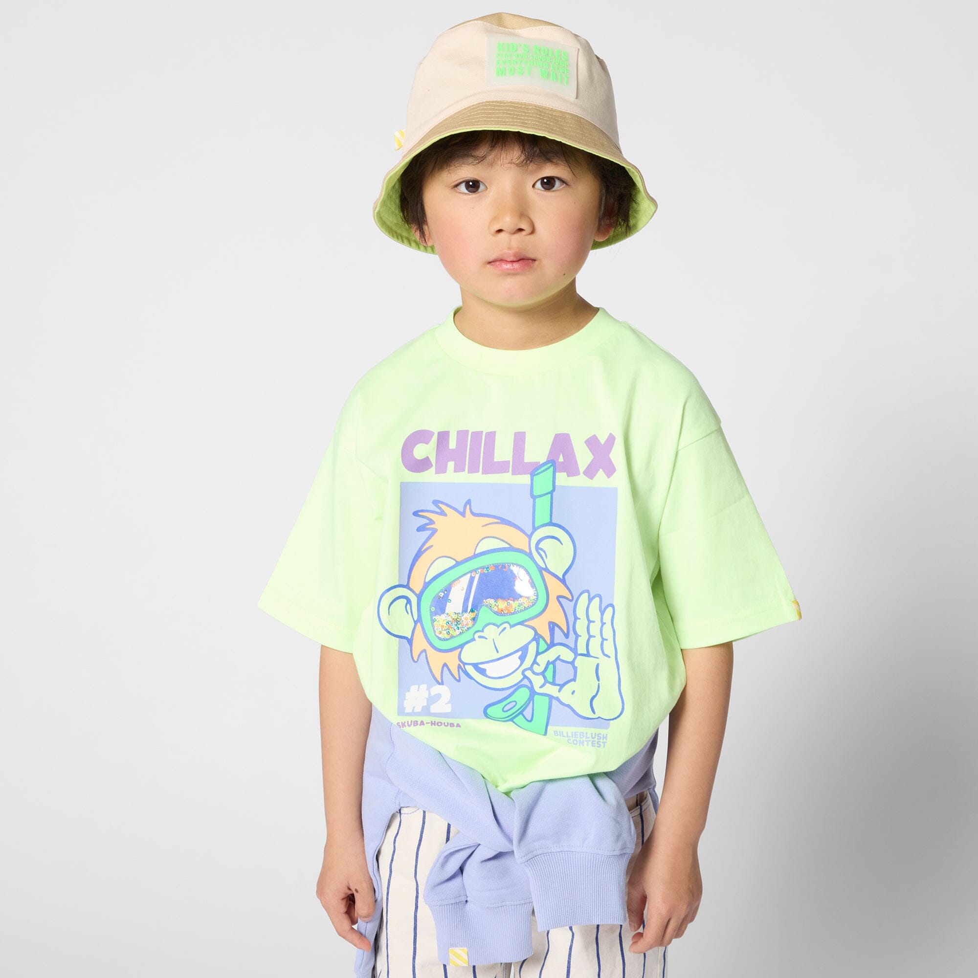 BILLIEBLUSH T-Shirt „Chillax“ – Farbe: Grüne Zitrone T-Shirt Billieblush