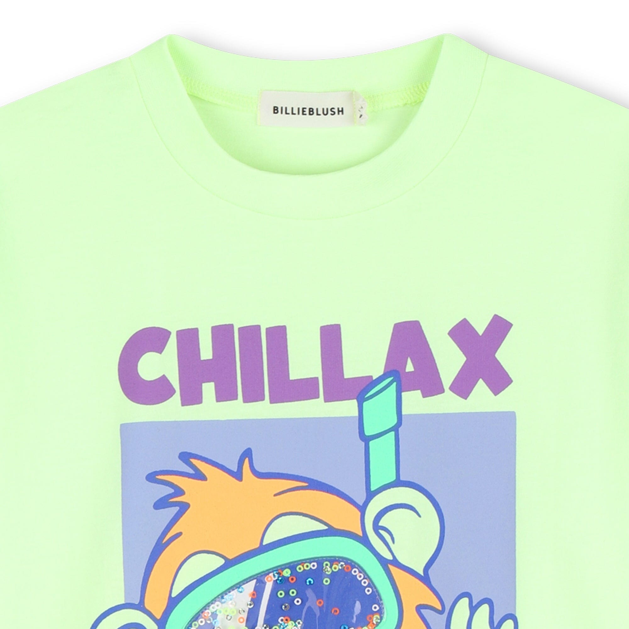 BILLIEBLUSH T-Shirt „Chillax“ – Farbe: Grüne Zitrone T-Shirt Billieblush