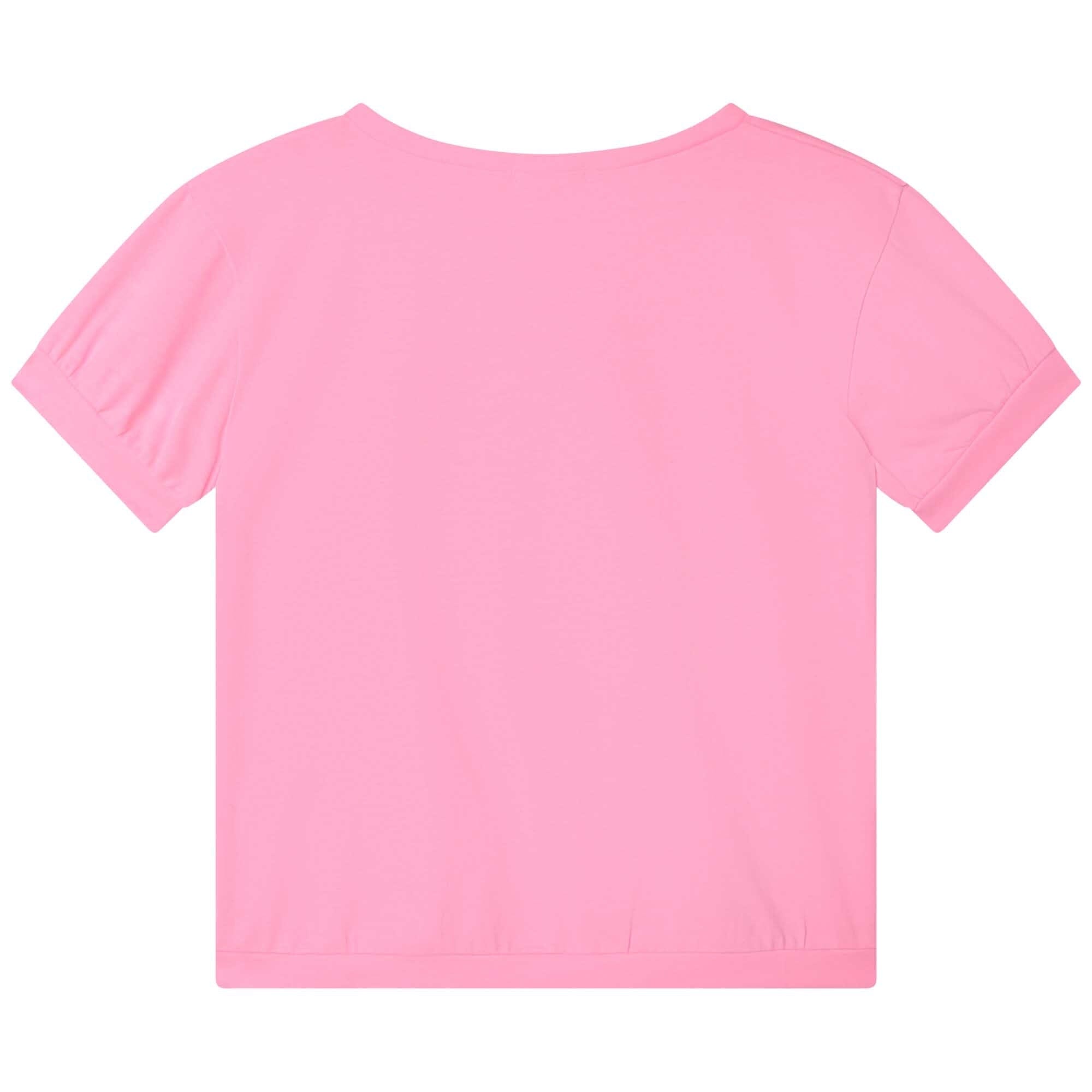 Billieblush pinkes Summer Pailletten Shirt T-Shirt Billieblush