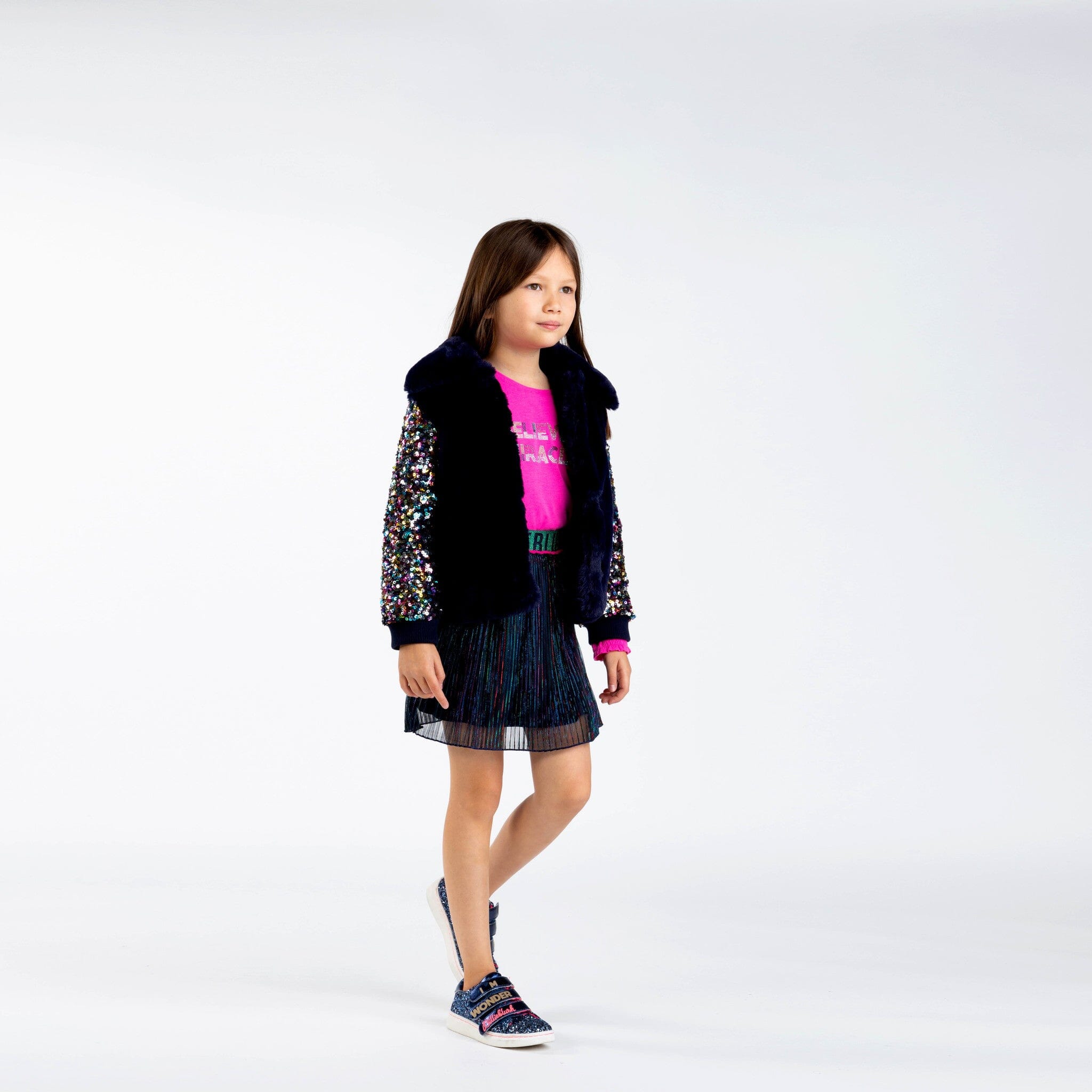 Billieblush Zeremonie Rock aus ausgefallenem Faltenstoff, Röcke Billieblush