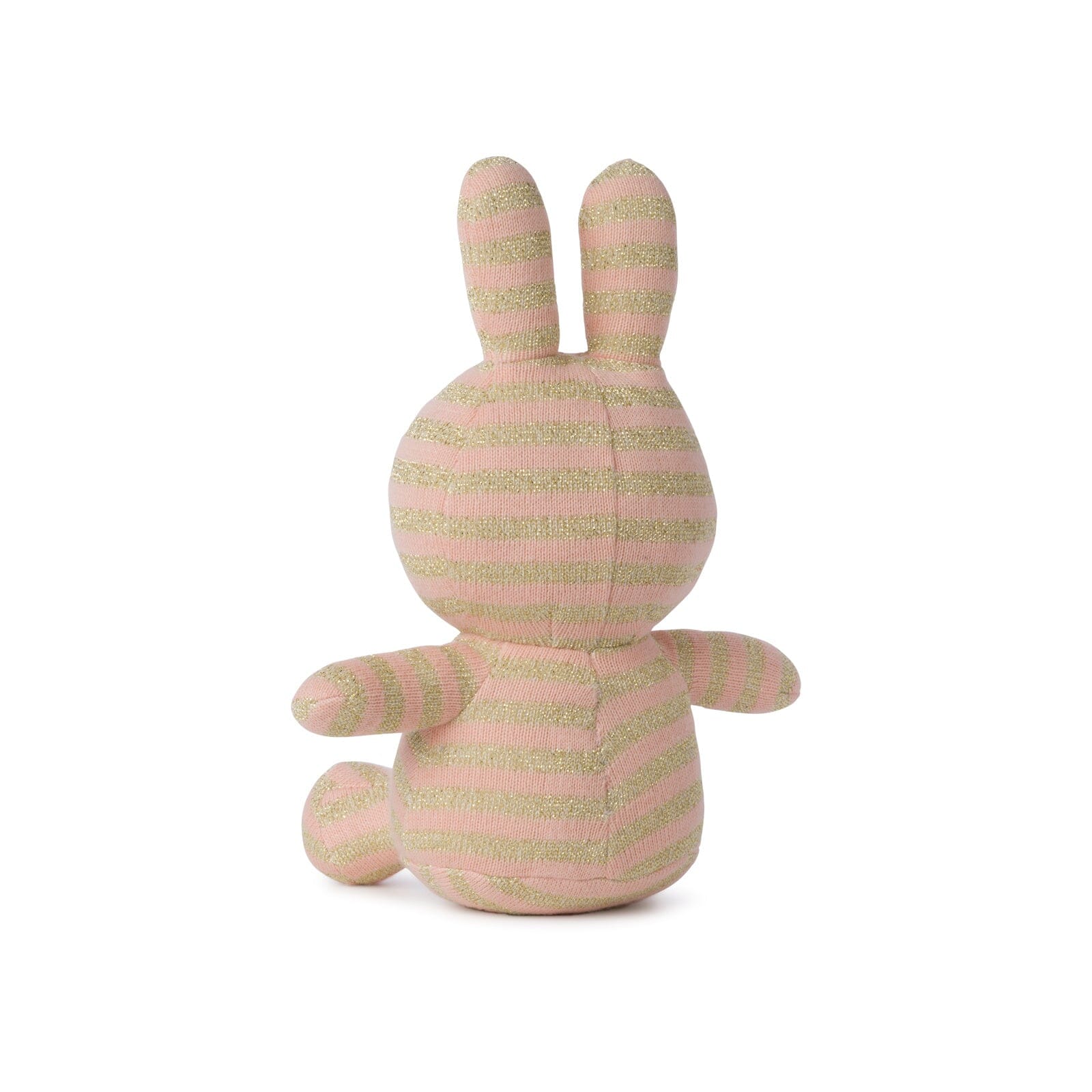 Miffy terry sitzend Organic Cotton Stripe Pink Gold23 cm Kuscheltiere Bon Ton Toys