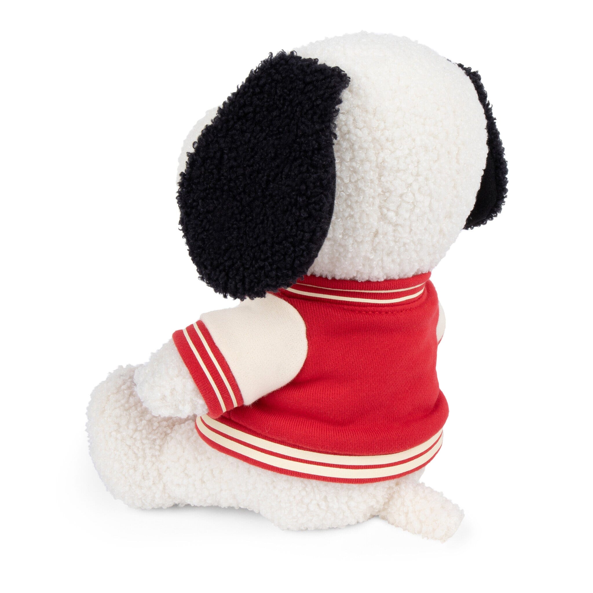 Snoopy mit roter College Jacke 25cm von Peanuts x Bon Ton Toys – Ein Kuschelfreund mit Stil Kuscheltiere Bon Ton Toys