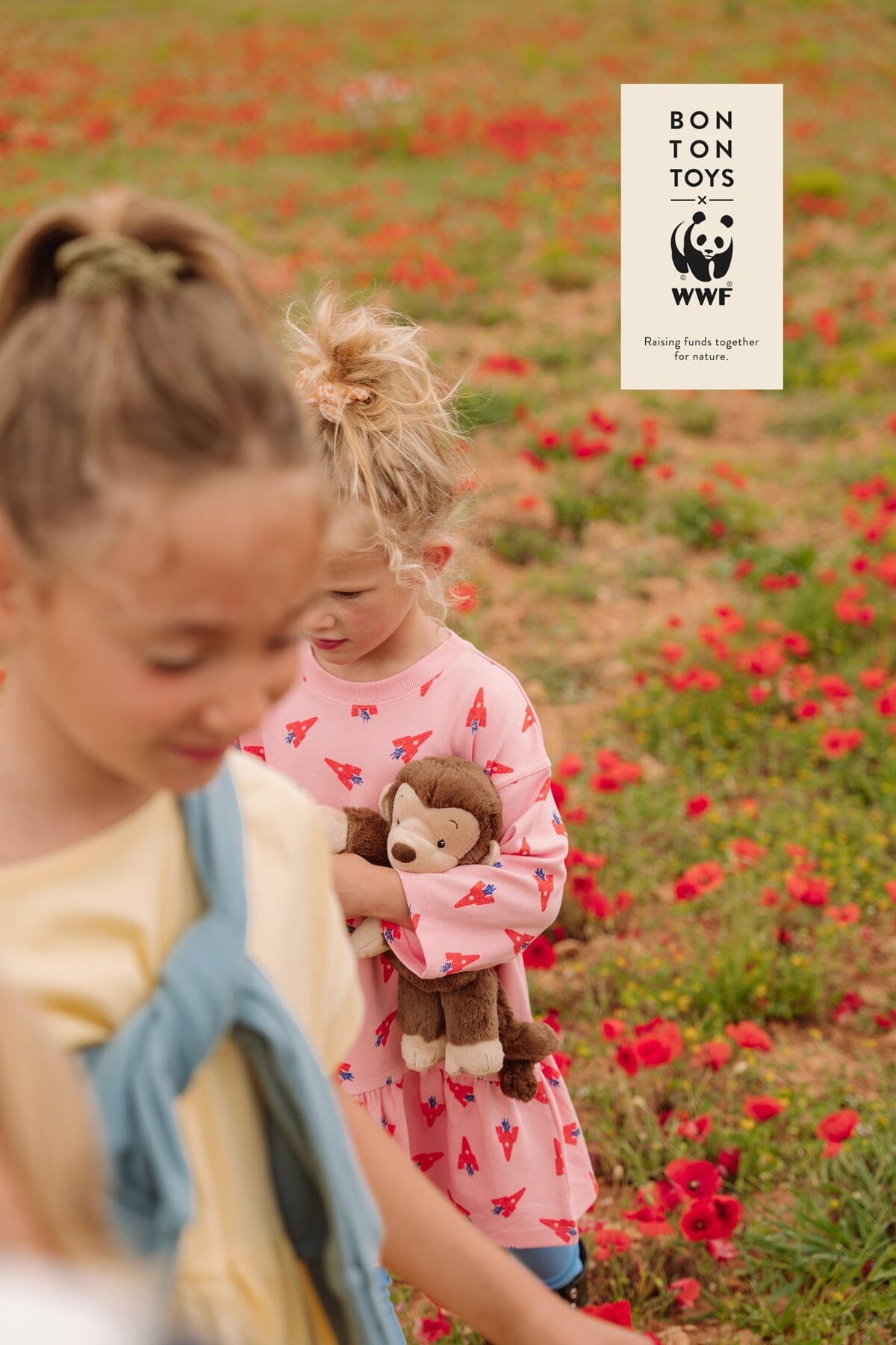 WWF Cub Club Quitscher Affe Mago braun 29cm Kuscheltiere WWF