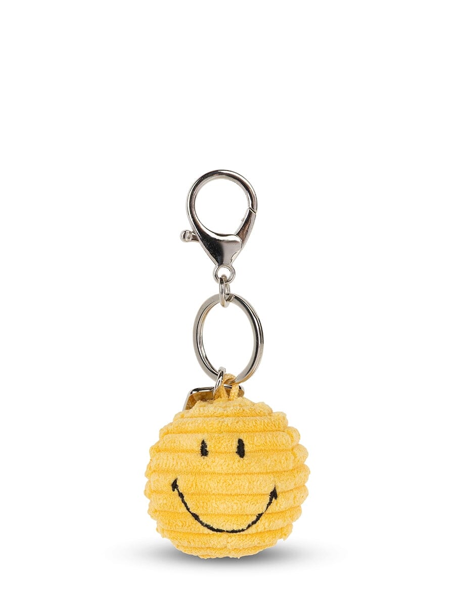 Bon Ton Toys x Smiley Schlüsselanhänger ECO Corduroy gelb 4,5cm Schlüsselanhänger Bon Ton Toys x Smiley