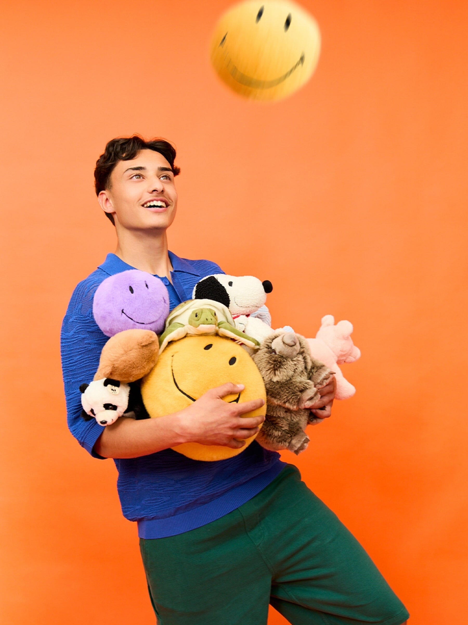 Bon Ton Toys x Smiley – Smiley Eco Fuzzy-Gelb-13 cm Kuscheltier BON TON TOYS SMILEY®