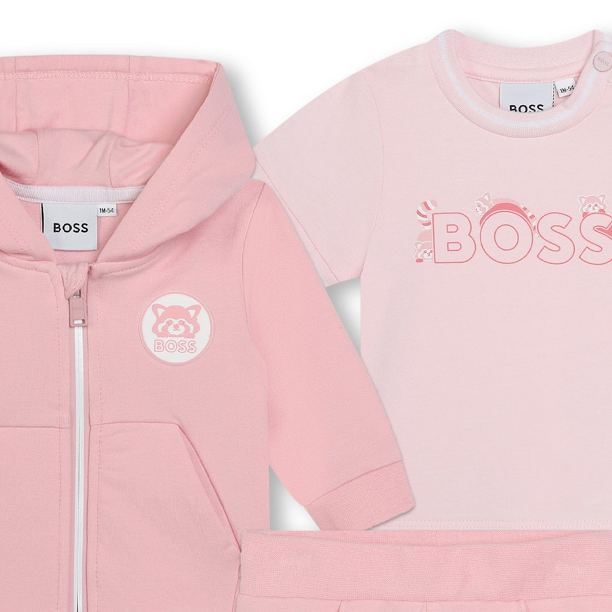 BOSS rosa Baby Jogger Set 3 teilig Baby Kombinationen Boss