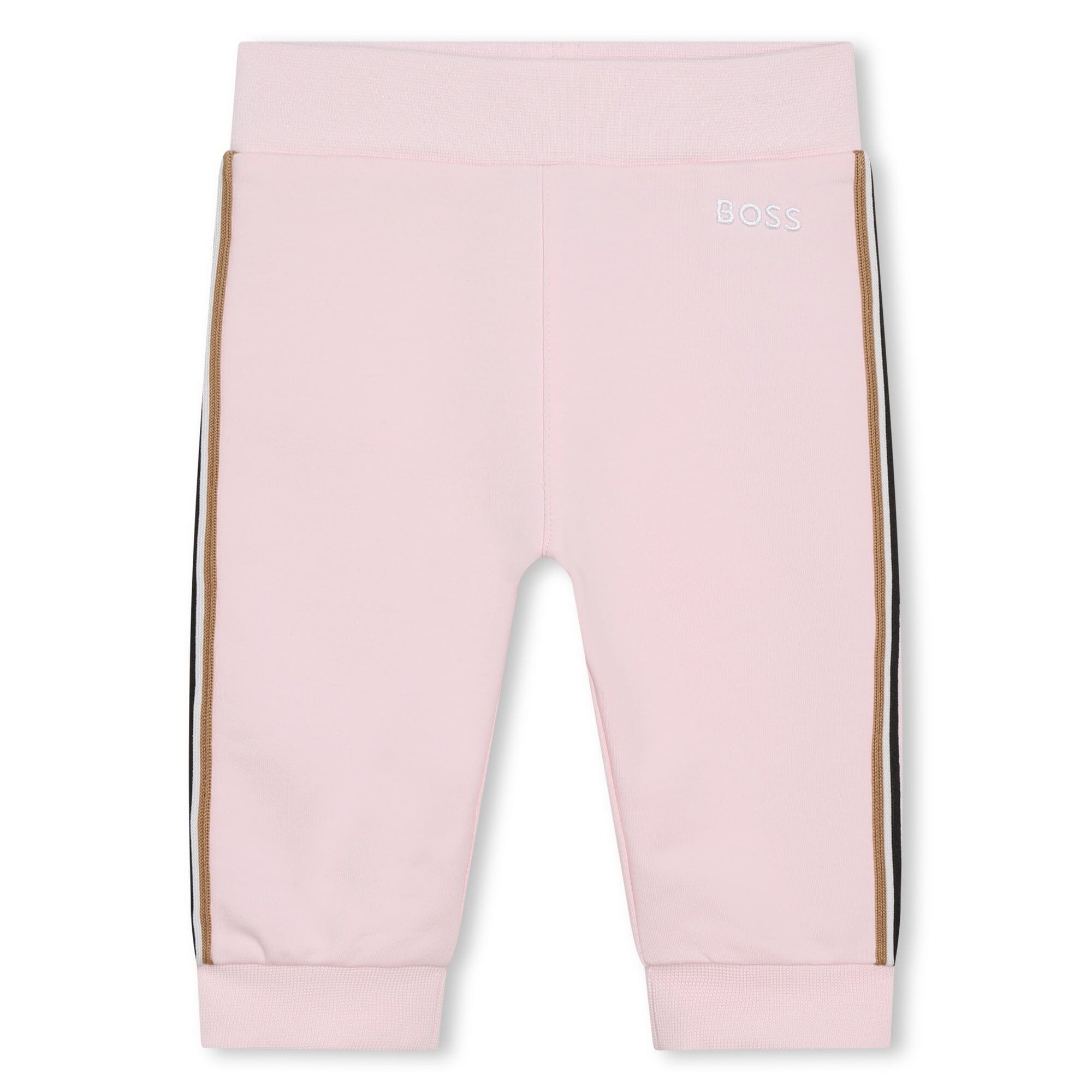 BOSS rosa Baby Jogginganzug Set 3 teilig Baby Kombination Boss