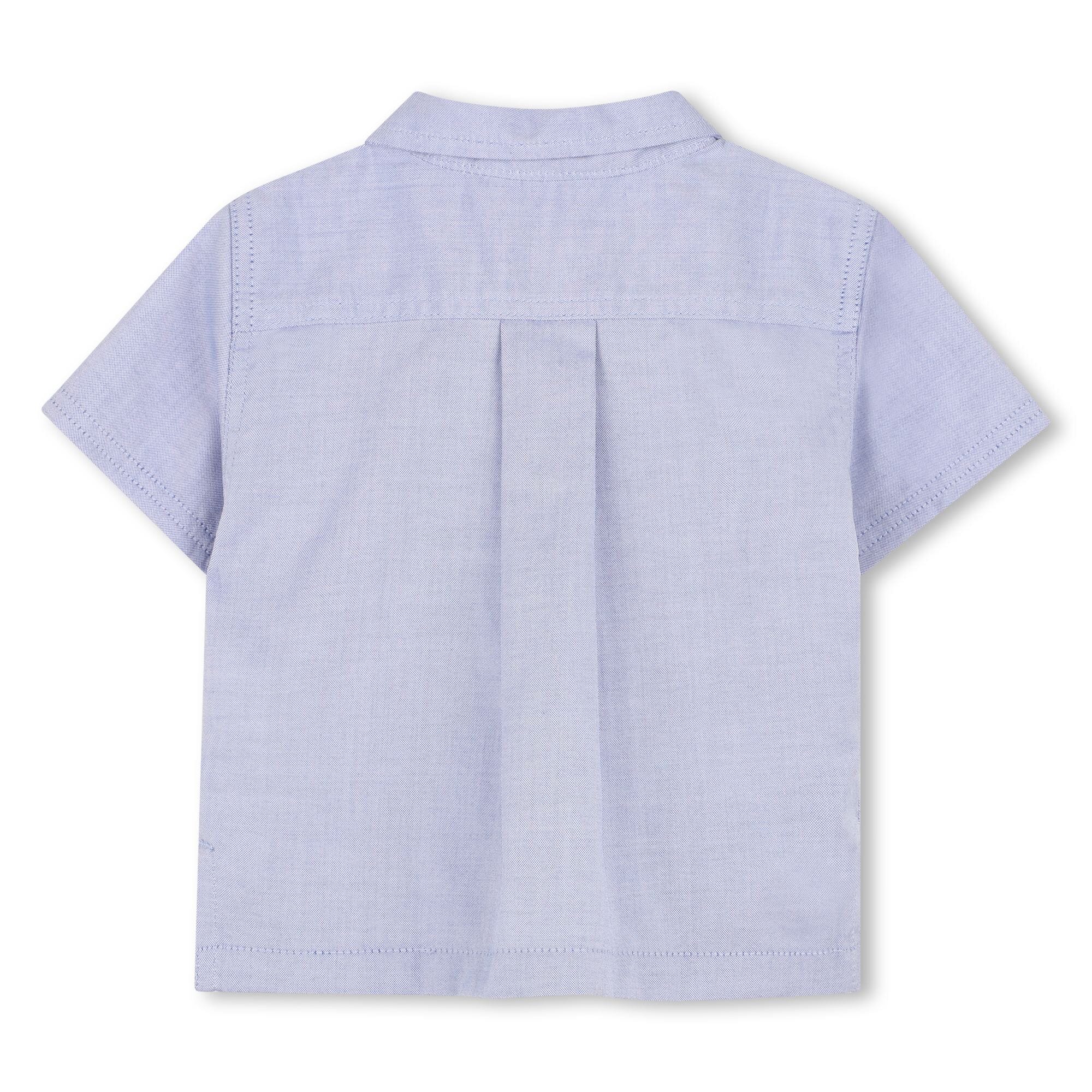 BOSS Baby – Hemd & Shorts Set – Baumwolle, hellblau, Geschenkbox Baby Kombination BOSS