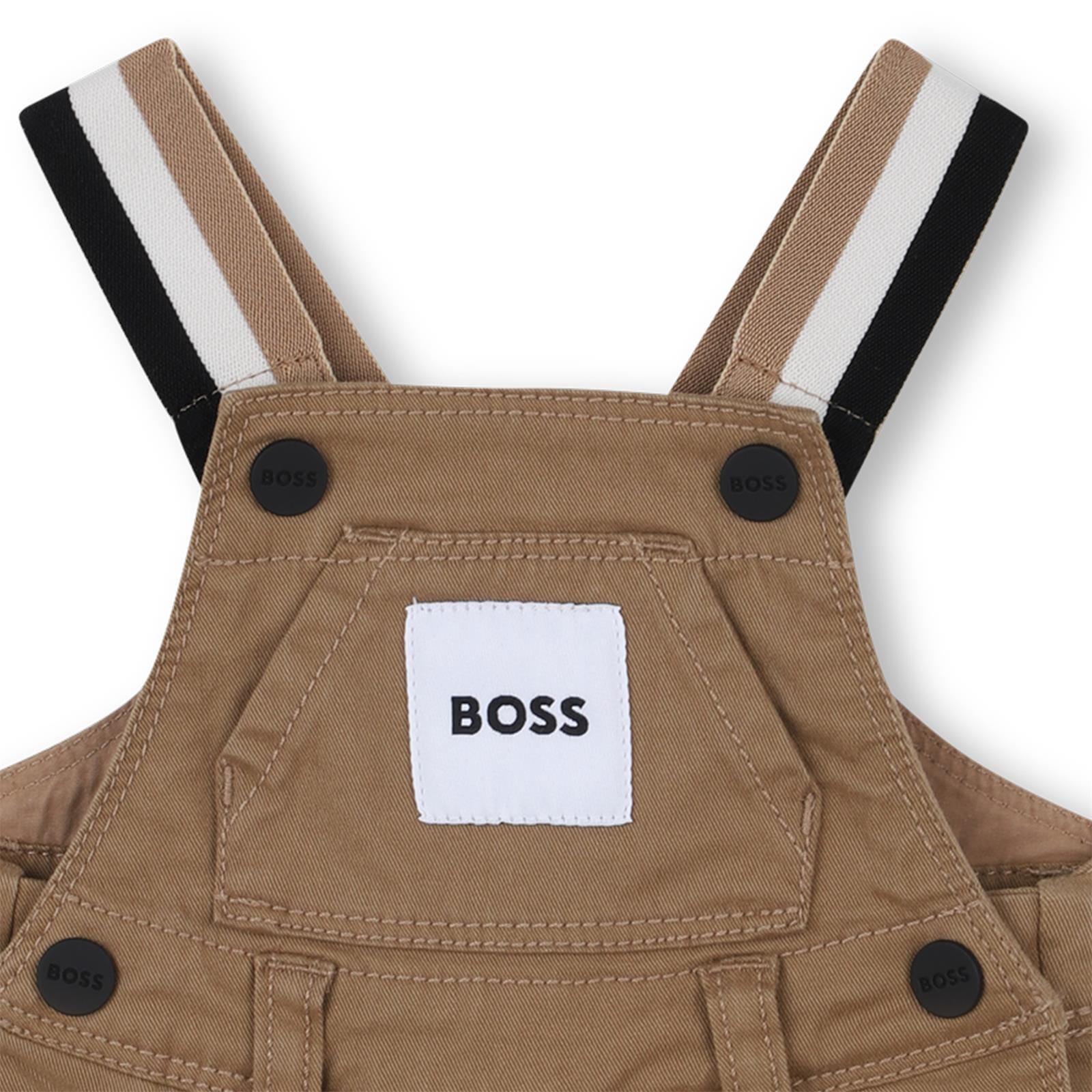 BOSS Baby – Latzhose aus Twill Sand Latzhose Boss