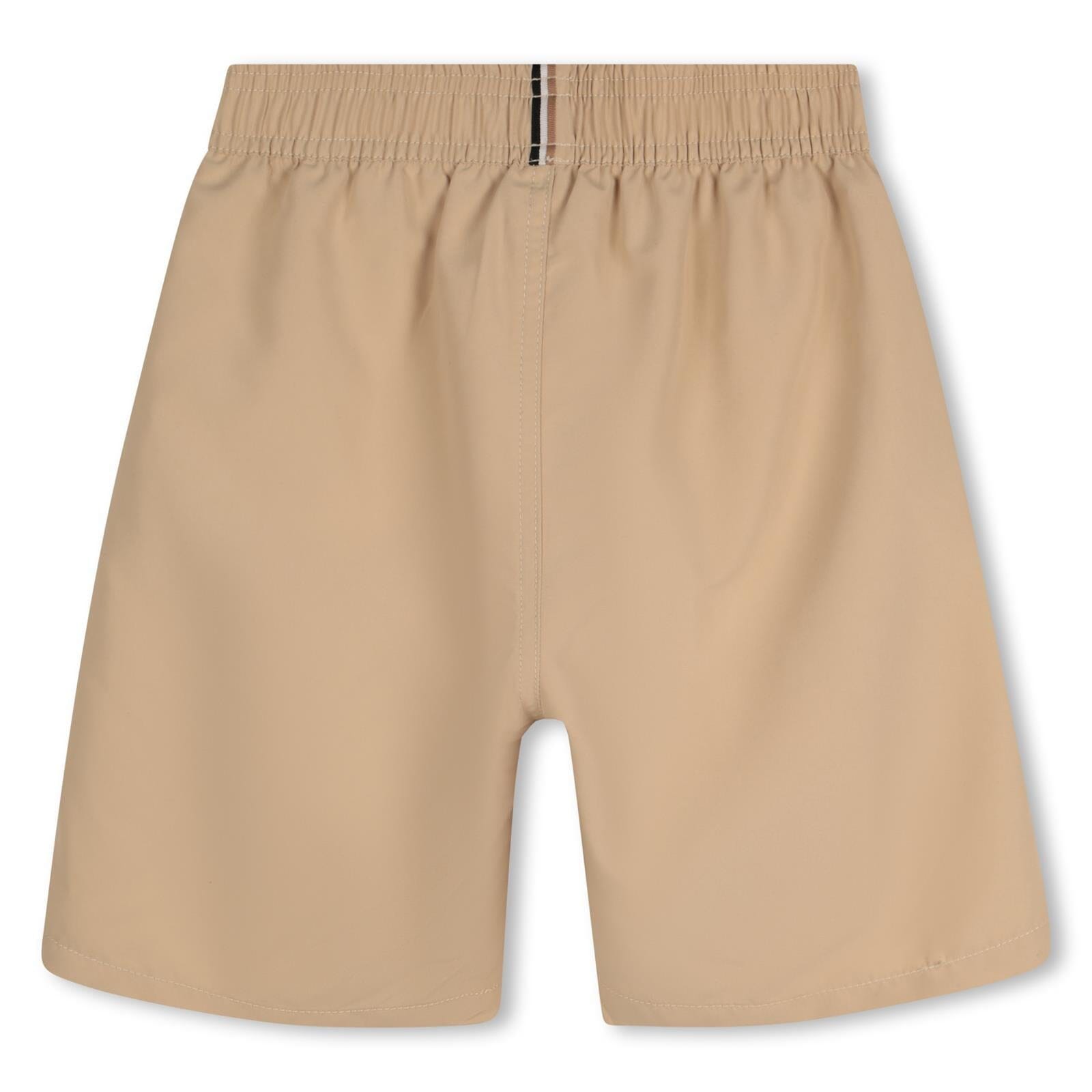 BOSS Badeshorts in der Farbe Beige / Stone mit Logoprint Badehose Boss