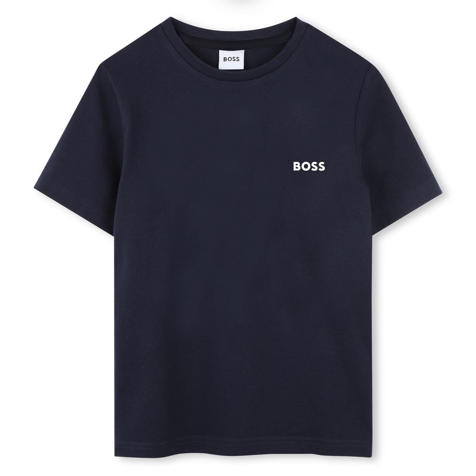 BOSS Kids – 2er-Pack T-Shirts, Marine/Weiß T-Shirt Boss