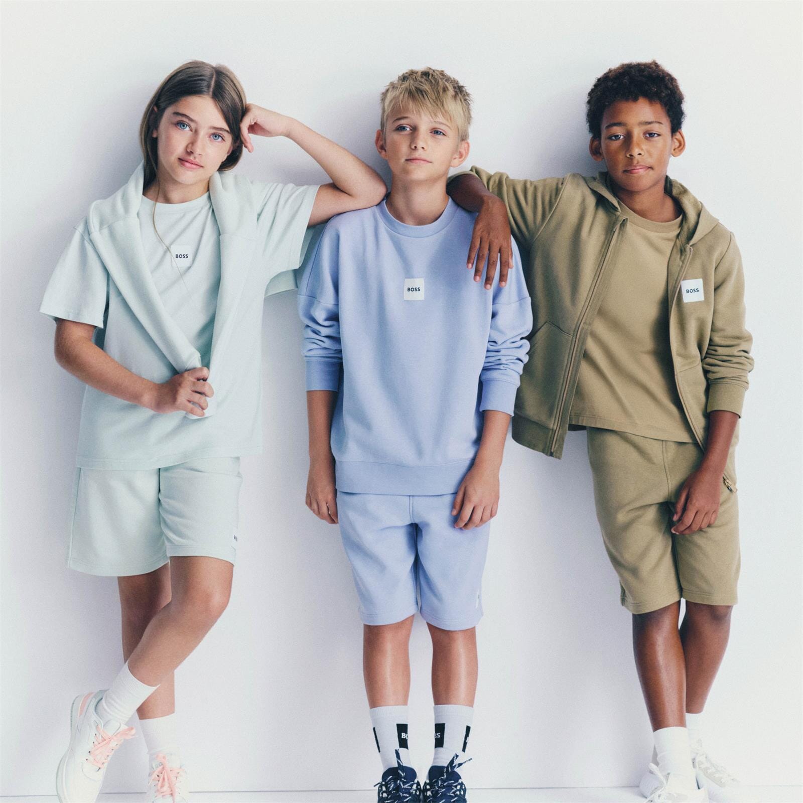 BOSS Kids Bermuda Shorts hellblau Shorts Boss Kidswear