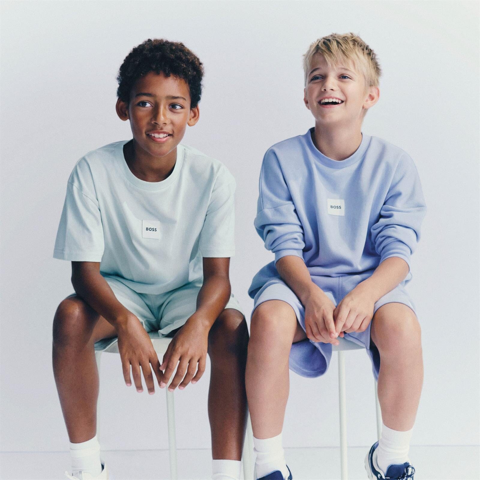 BOSS Kids Bermuda Shorts hellblau Shorts Boss Kidswear