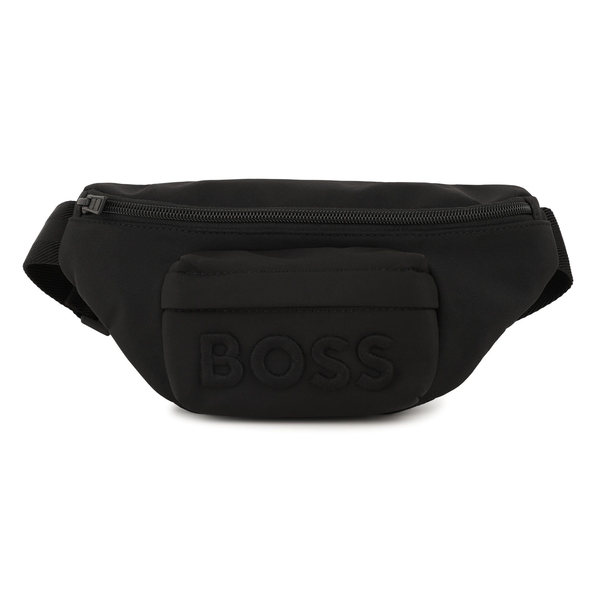 BOSS Kids Gürteltasche – Schwarz Logo-Fronttasche Gürteltaschen BOSS