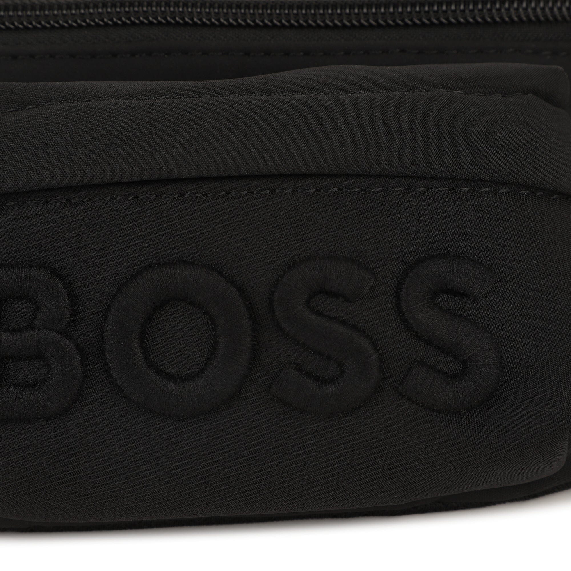 BOSS Kids Gürteltasche – Schwarz Logo-Fronttasche Gürteltaschen BOSS