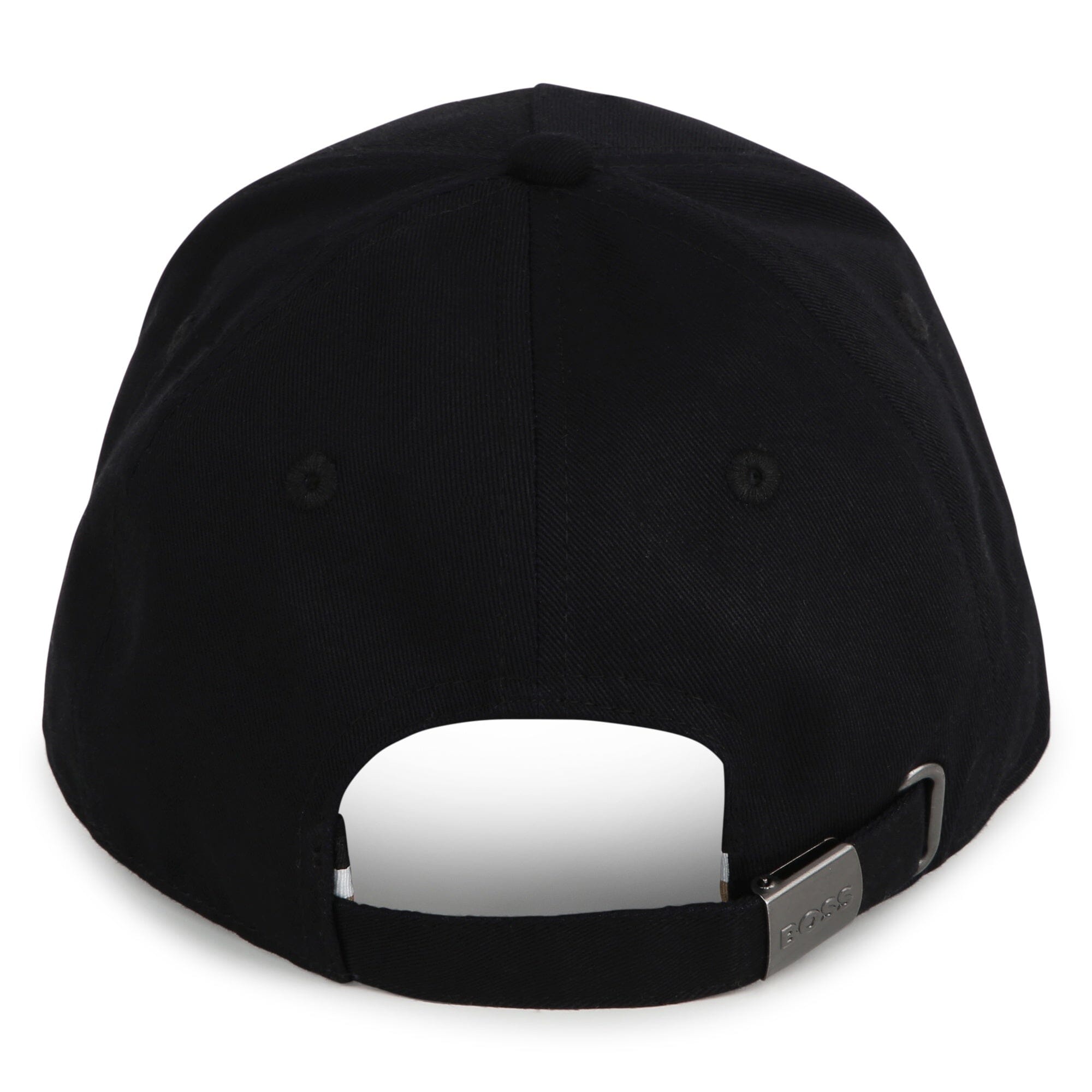 BOSS Kids Kappe schwarz mit Patch Front Logo in weiß Cap Boss