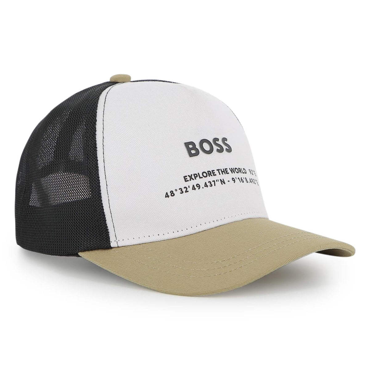 BOSS Kids Kappe mehrfarbig mit schwarzem Logo Cap Boss Kidswear 56 (10 Jahre)