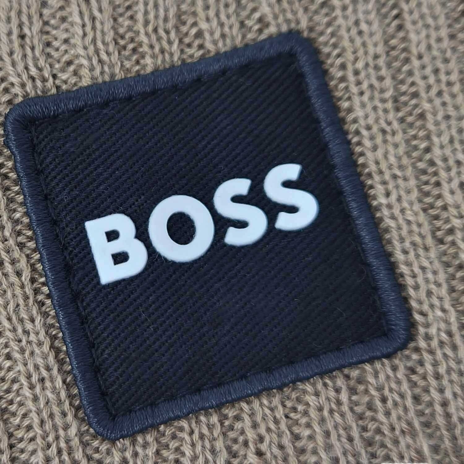 BOSS KIDS Mütze Logo braun - stone Mützen Boss