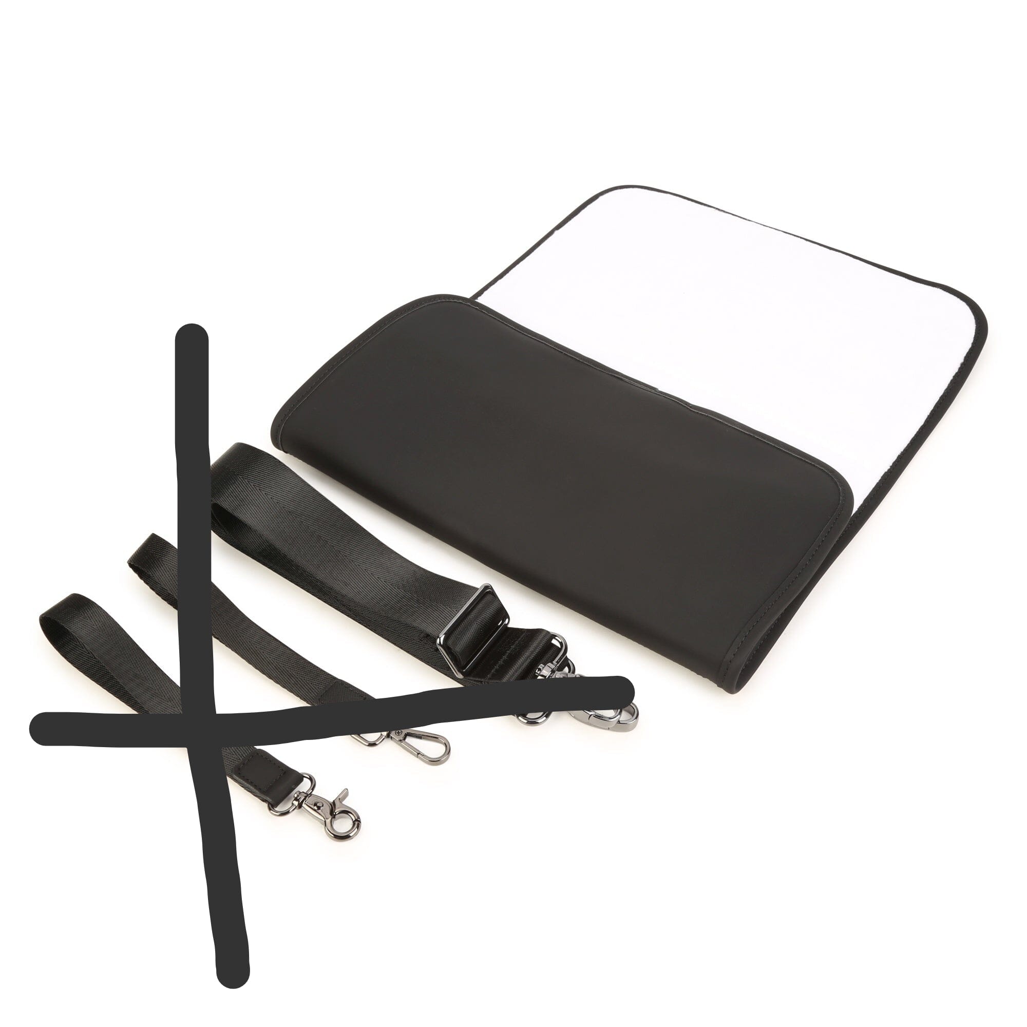 BOSS KIDS Wickeltasche schwarz mit Logo Details 32x40x15 cm unvollständig Wickeltaschen BOSS
