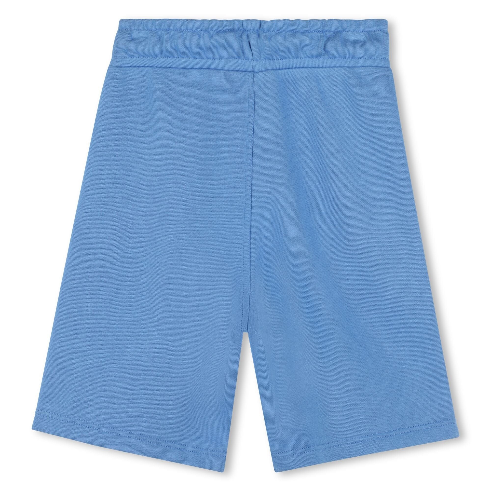 BOSS Bermuda Shorts blau mit weißen Akzenten und Seitentaschen Shorts Boss