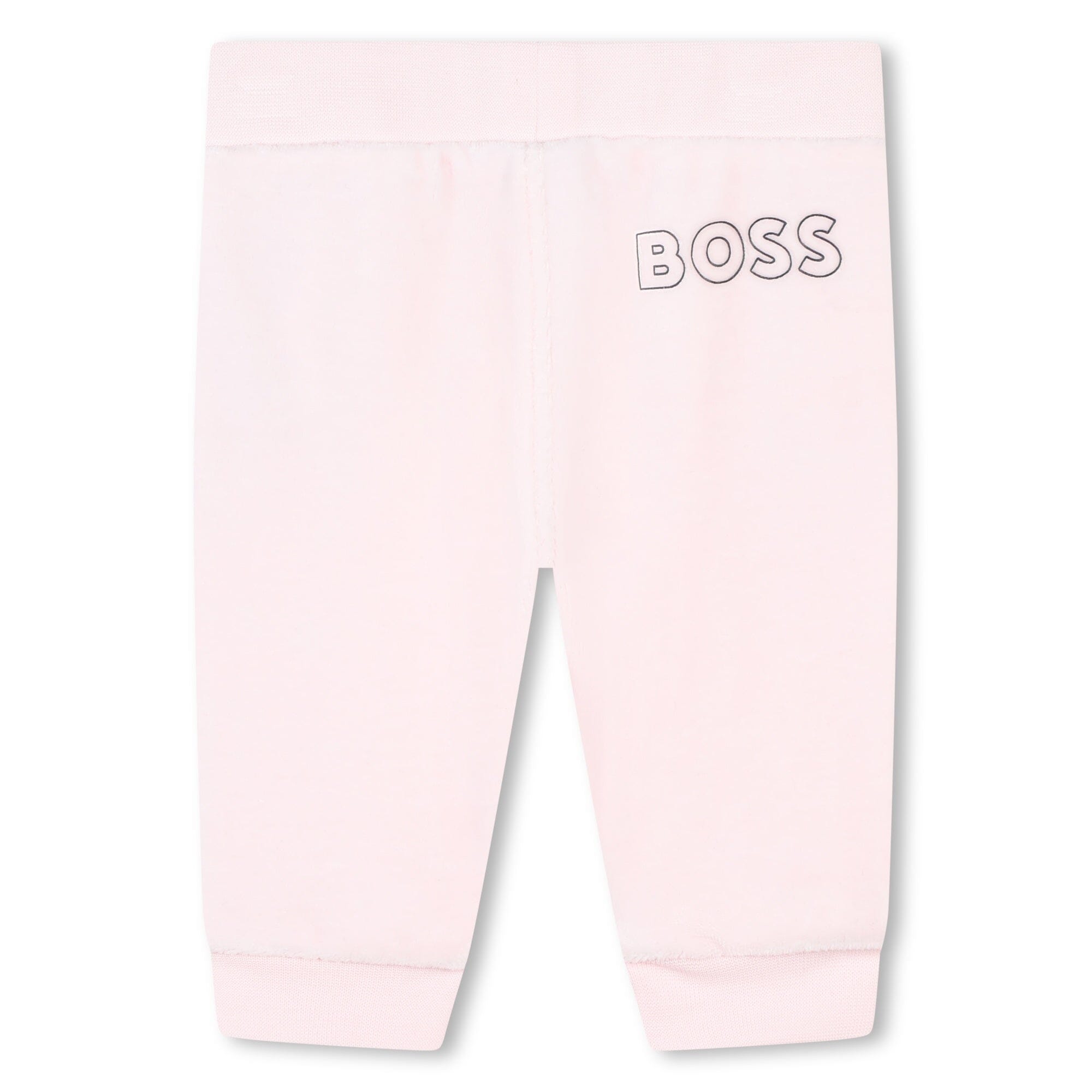 BOSS Baby Jogginganzug 2er Set rosa aus Velours Baby Kombination Boss