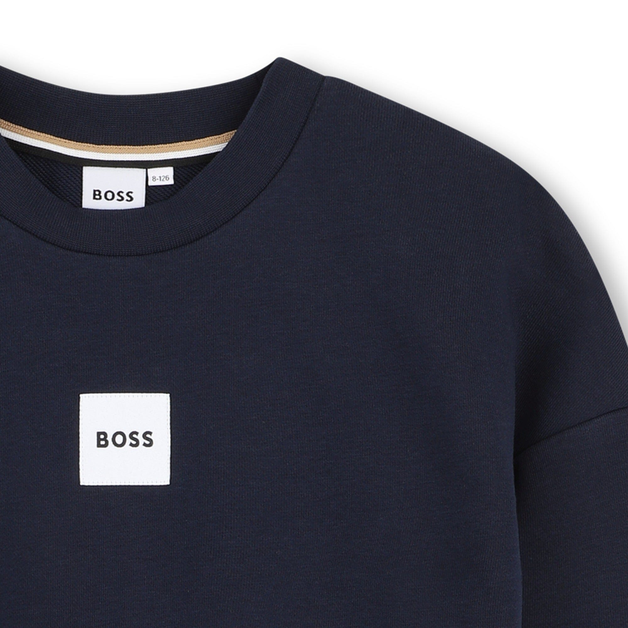 BOSS Kidswear Fleece-Sweatshirt – Marine Sweatshirt BOSS