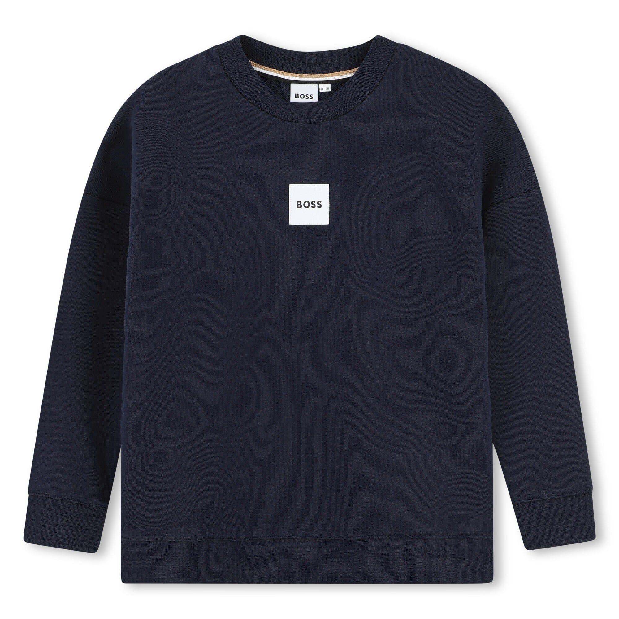 BOSS Kidswear Fleece-Sweatshirt – Marine Sweatshirt BOSS 8 Jahre ( 122-128 )