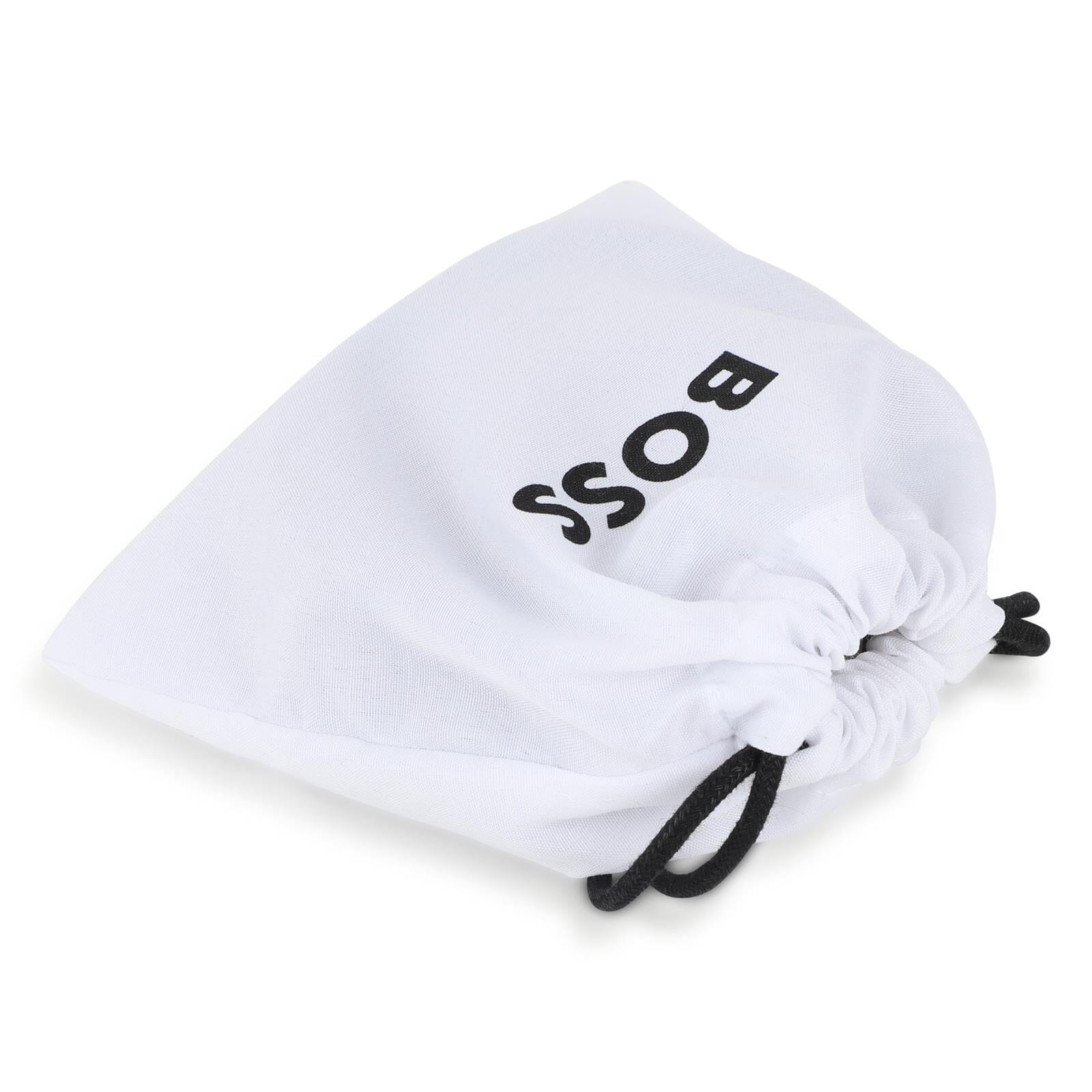 BOSS Kidswear Geflochtener Gürtel – „Plätzchen“ (Beige) BOSS