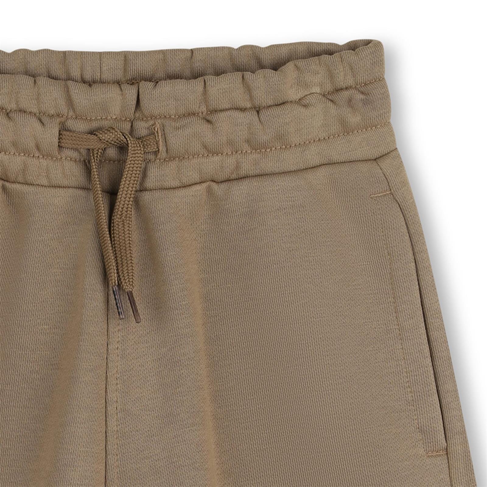 BOSS Kidswear Jogging-Bermudashorts – Dunkelbeige Shorts BOSS