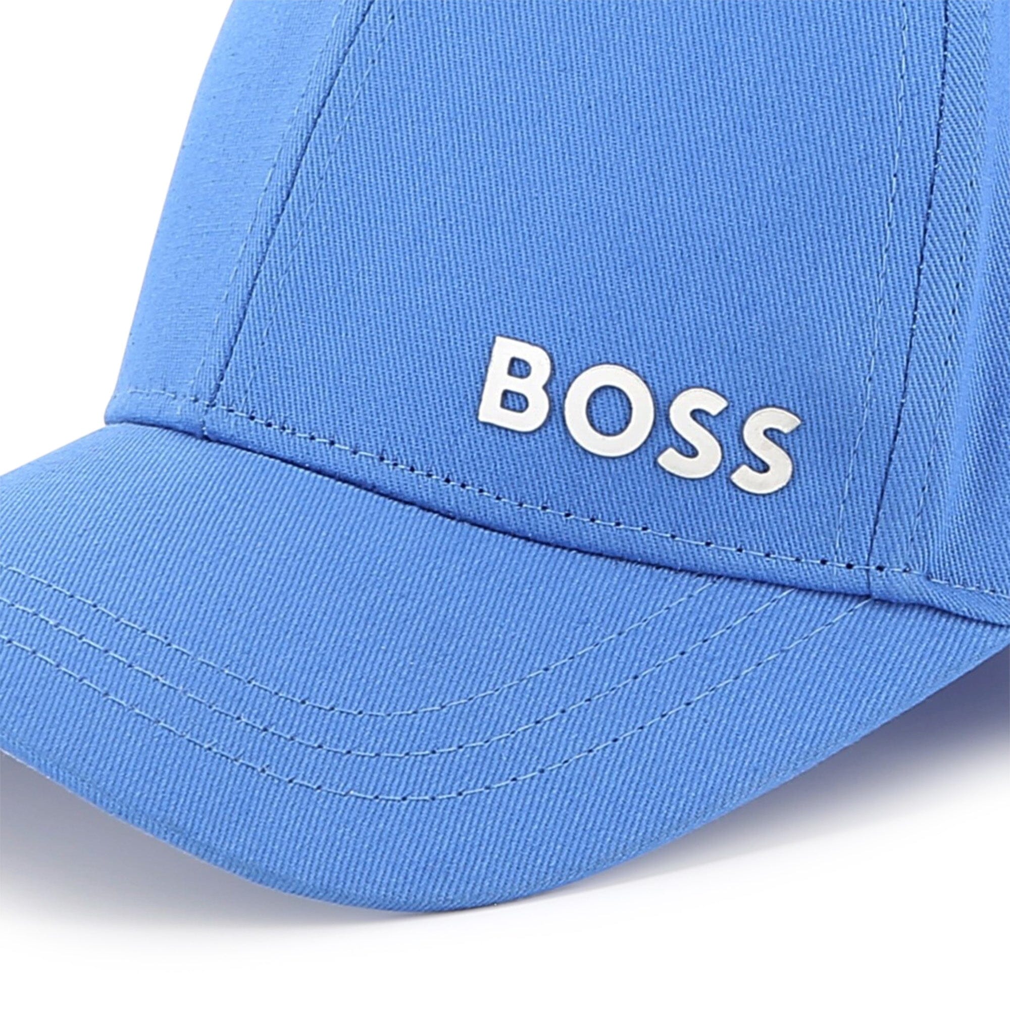 BOSS verstellbare Kappe blau mit weißem Logoprint Cap Boss