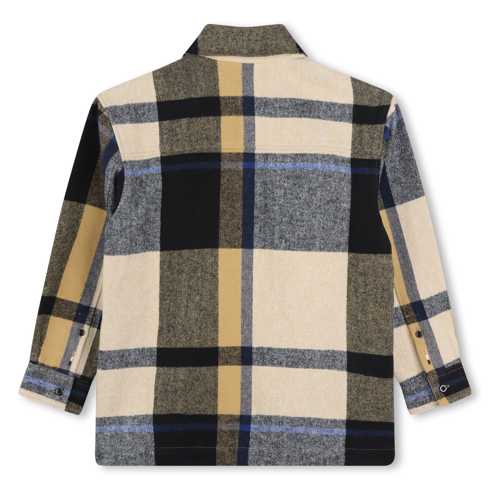 BOSS langärmeliges Hemd kariert braun, schwarz, blau Baumwolle Hemden Boss