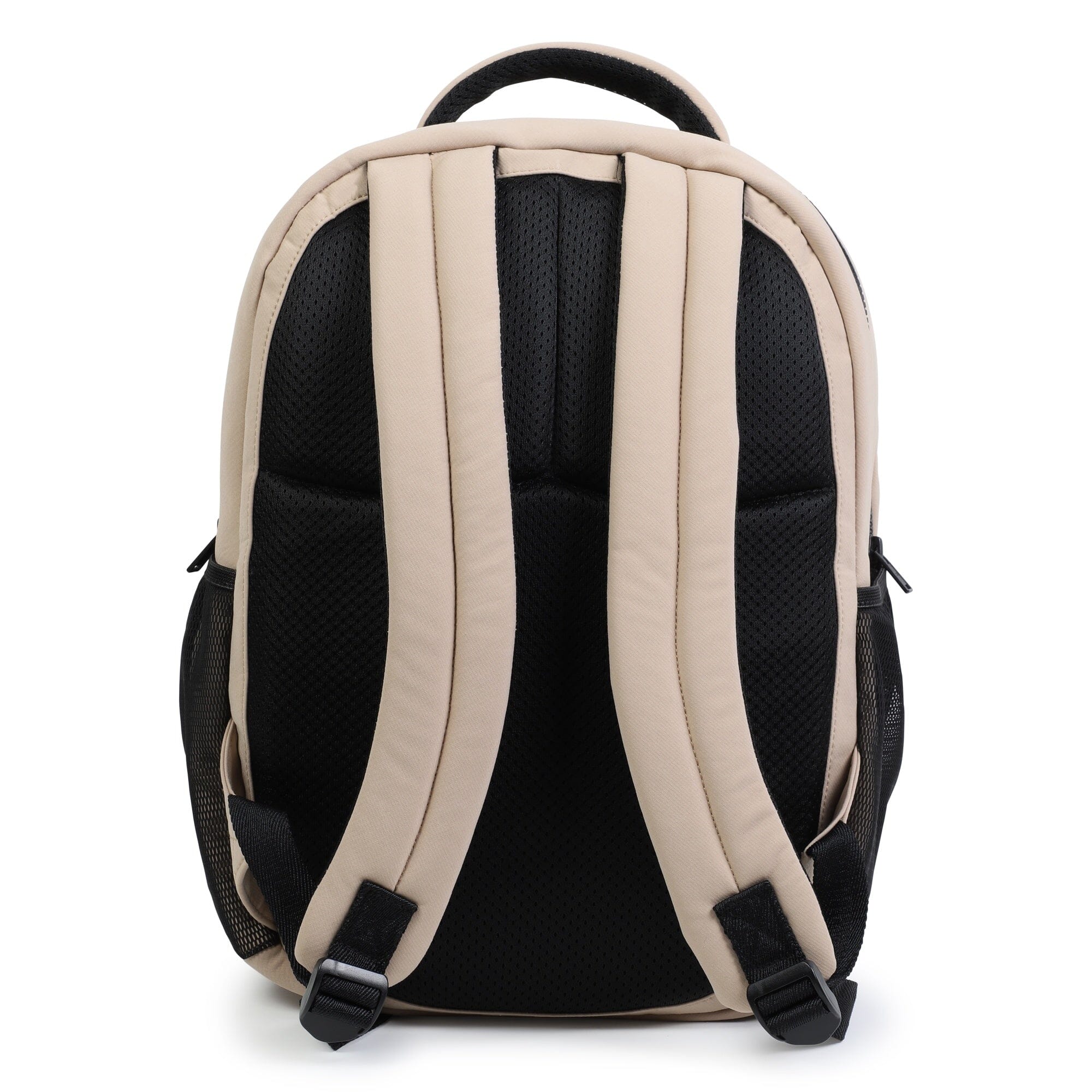 BOSS Rucksack braun mit schwarzem, großem Logo und vielen Taschen Rucksäcke Boss