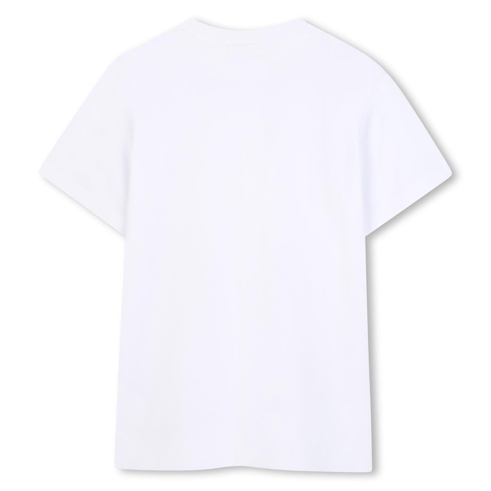 BOSS Kinder T-Shirt 2er-Set in schwarz und weiß "BOSS" Logoprint T-Shirt BOSS