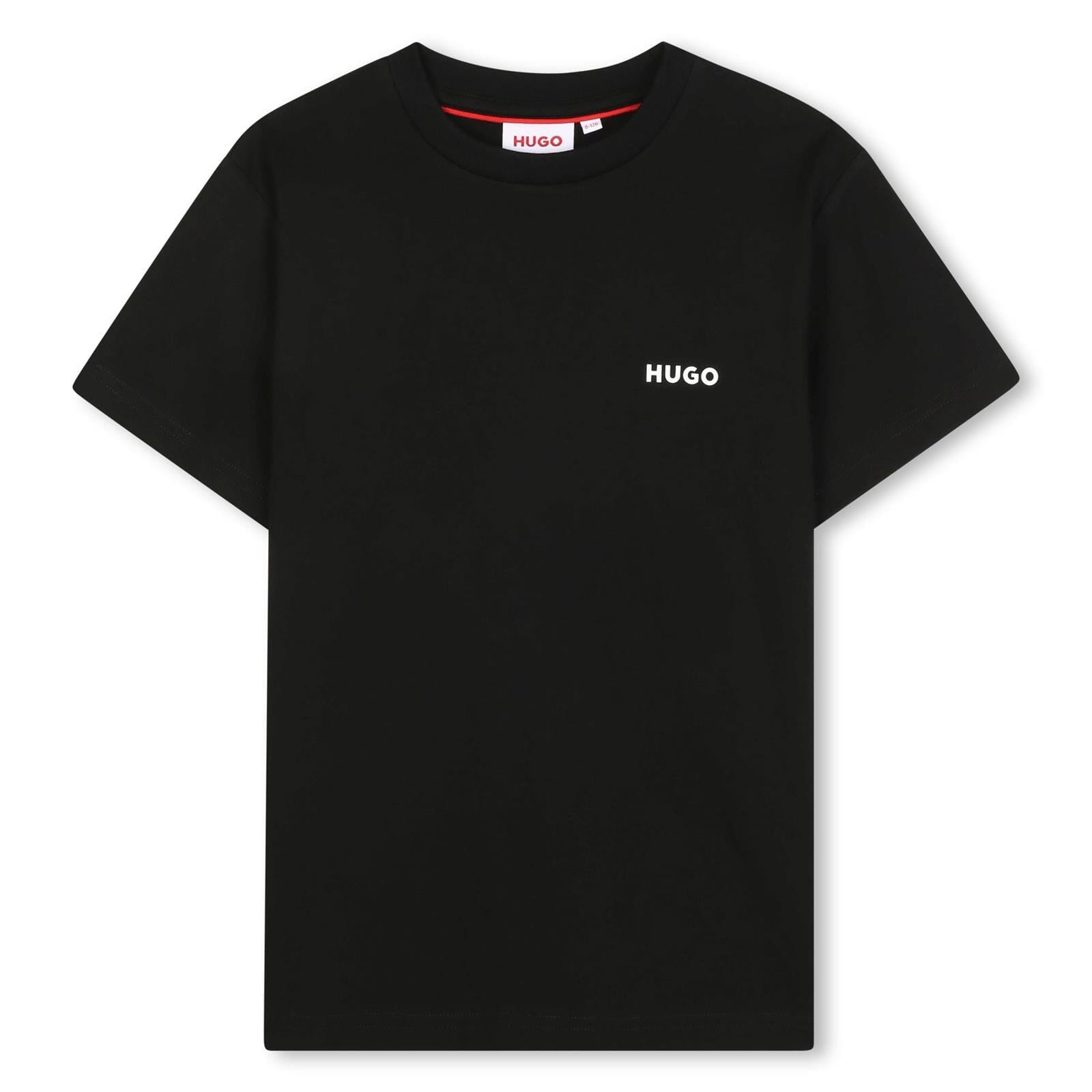 BOSS Kinder T-Shirt 2er-Set in schwarz und weiß "BOSS" Logoprint T-Shirt BOSS