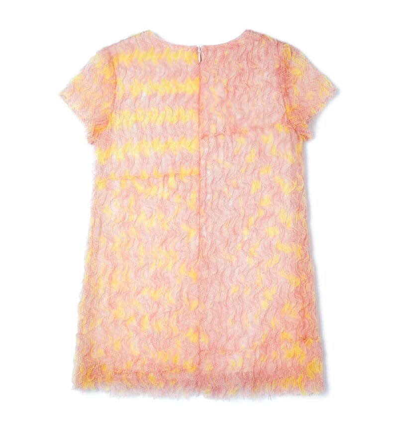 Charabia Tüllkleid – festlich & federleicht - rosa/gelb Kleid Charabia